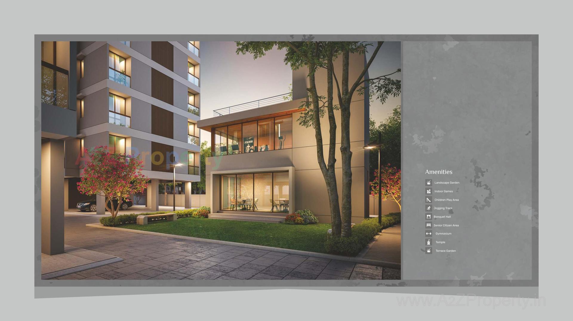 3D Elevation of real estate project Trisha Rudraksh located at Danteshwar, Vadodara, Gujarat