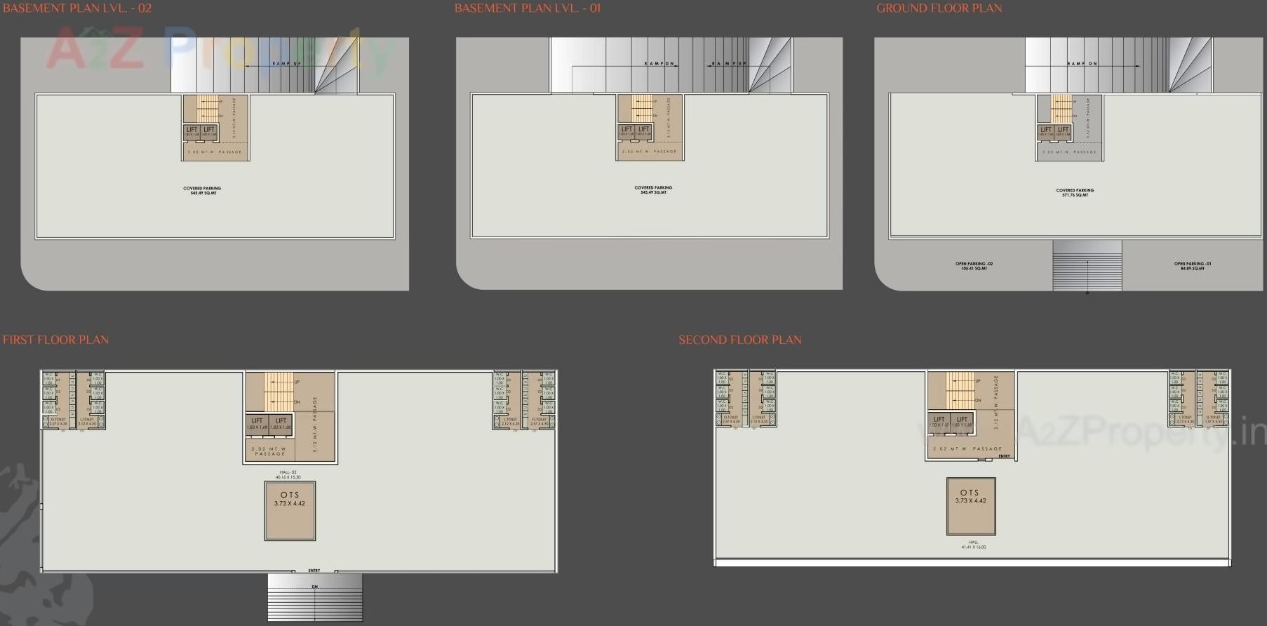Layout of real estate project Trisha Rudraksh located at Kasba, Vadodara, Gujarat