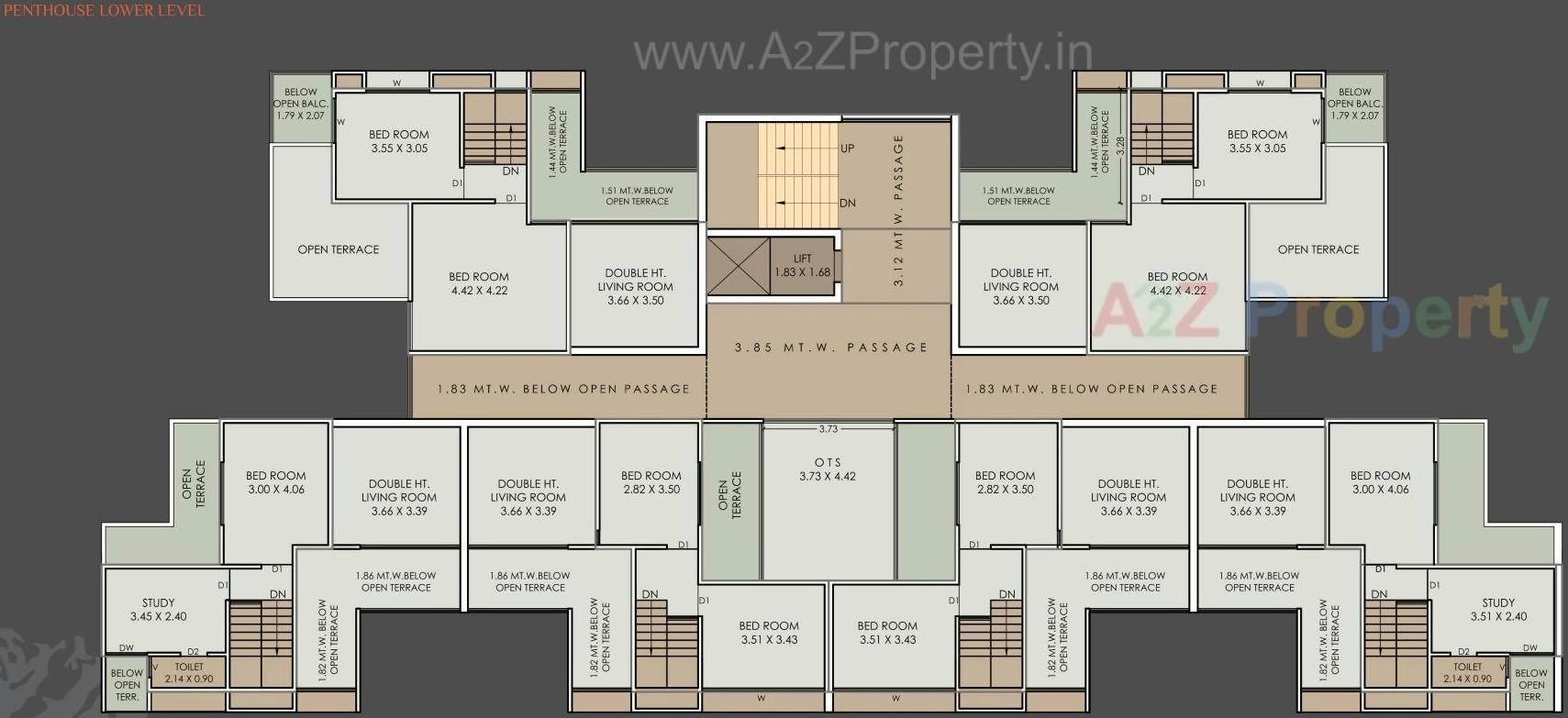 Layout of real estate project Trisha Rudraksh located at Kasba, Vadodara, Gujarat