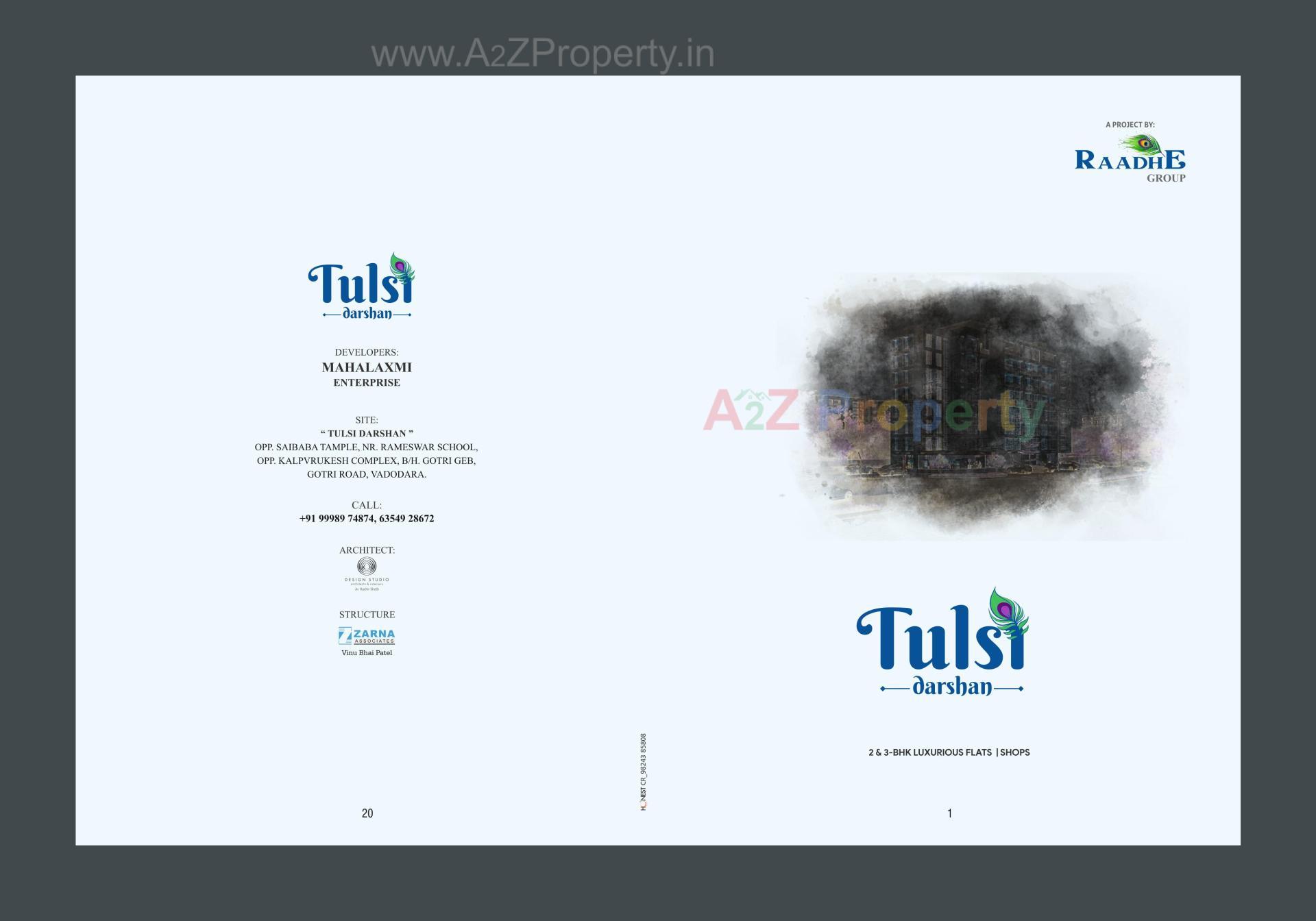  of real estate project Tulsi Darshan located at Gotri, Vadodara, Gujarat