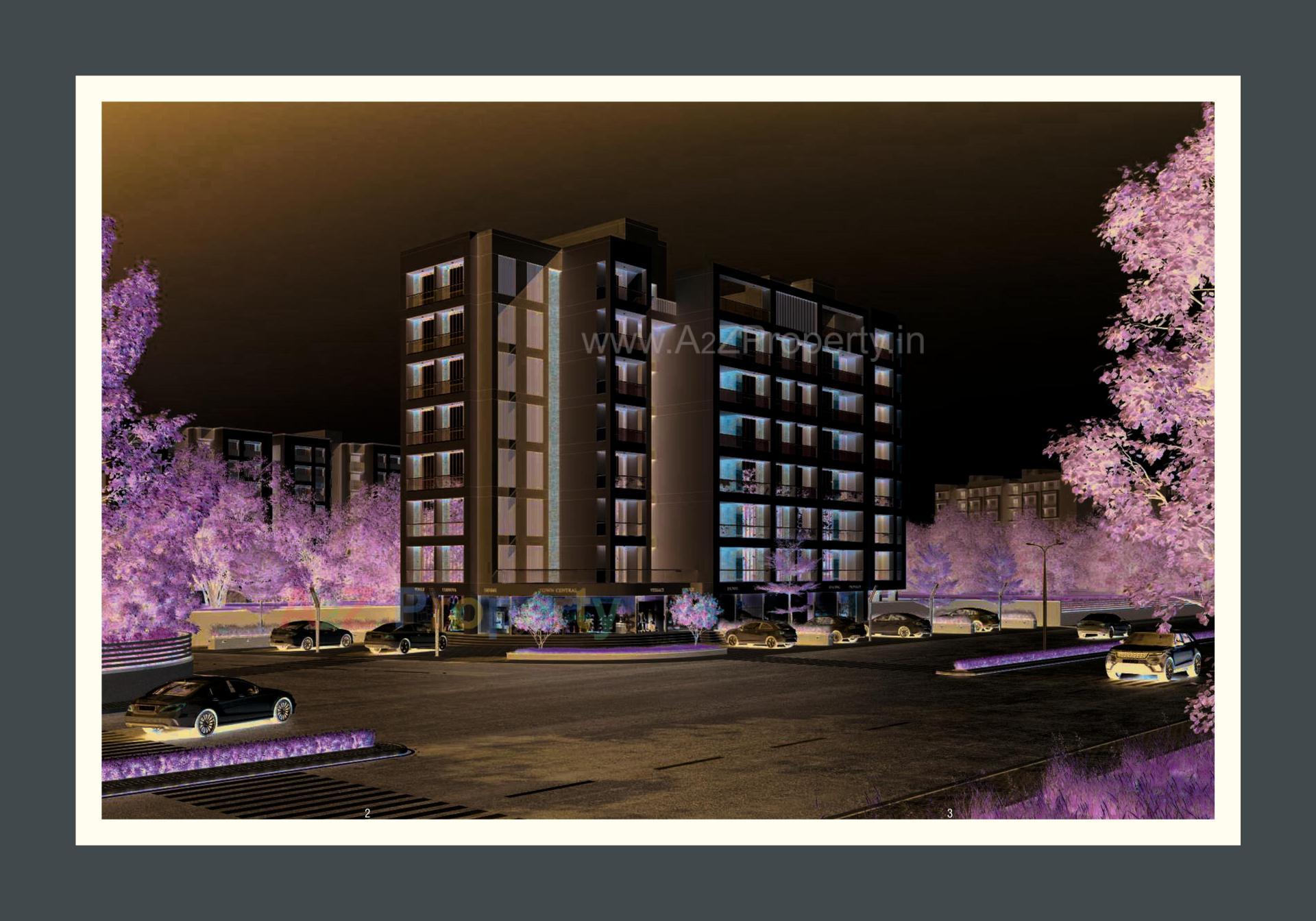3D Elevation of real estate project Tulsi Darshan located at Gotri, Vadodara, Gujarat