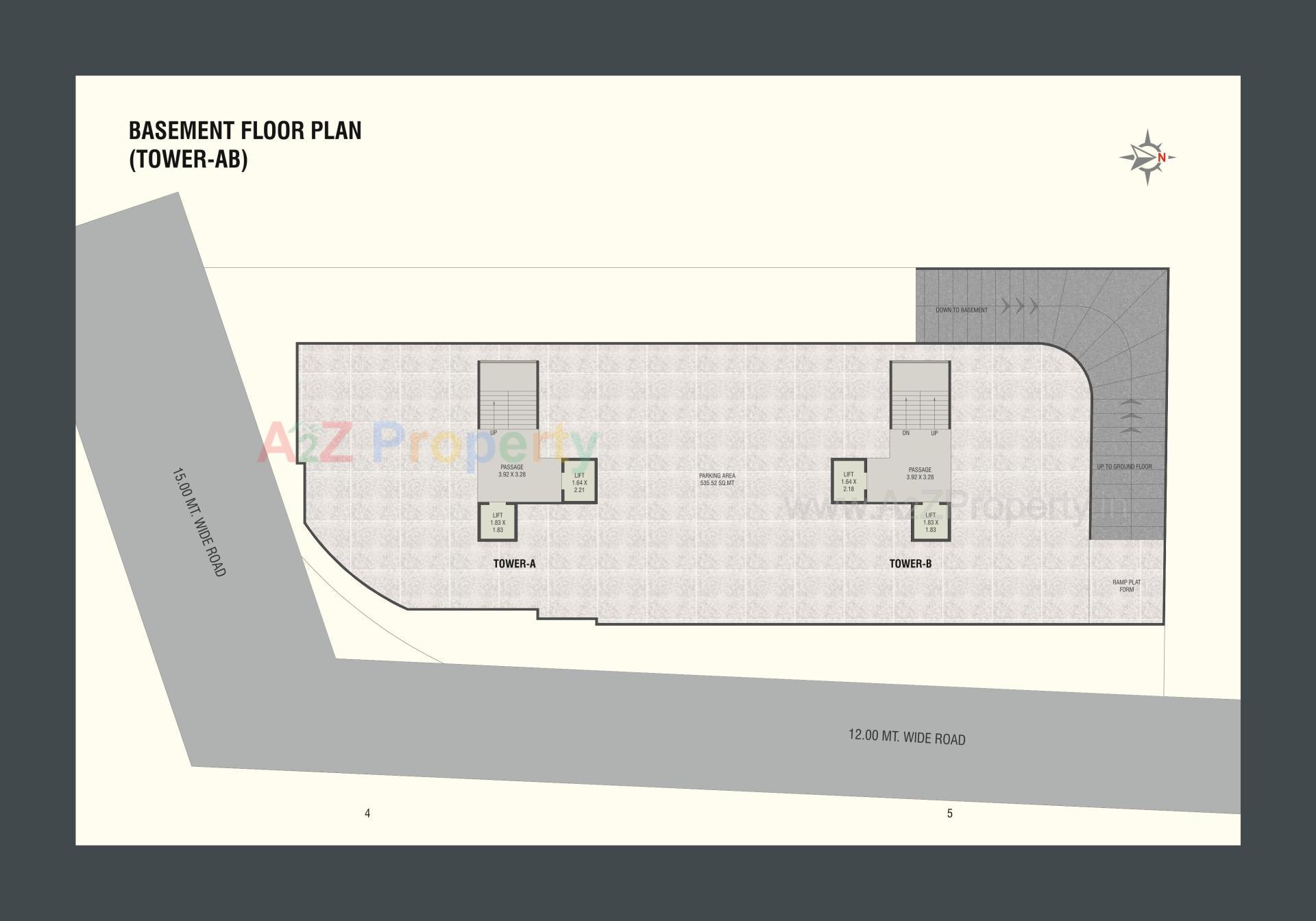 Layout of real estate project Tulsi Darshan located at Gotri, Vadodara, Gujarat
