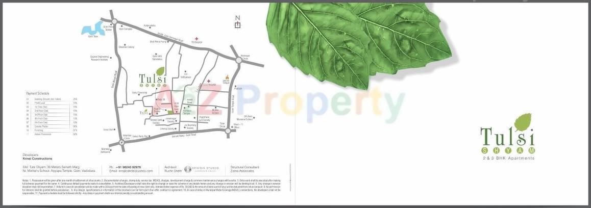  of real estate project Tulsi Shyam located at Vasna, Vadodara, Gujarat