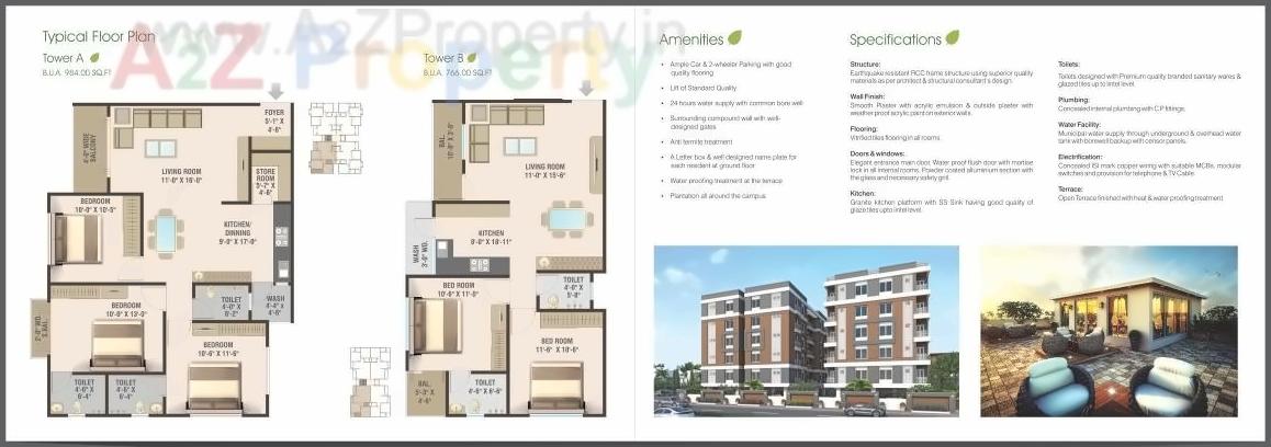 Layout of real estate project Tulsi Shyam located at Vasna, Vadodara, Gujarat