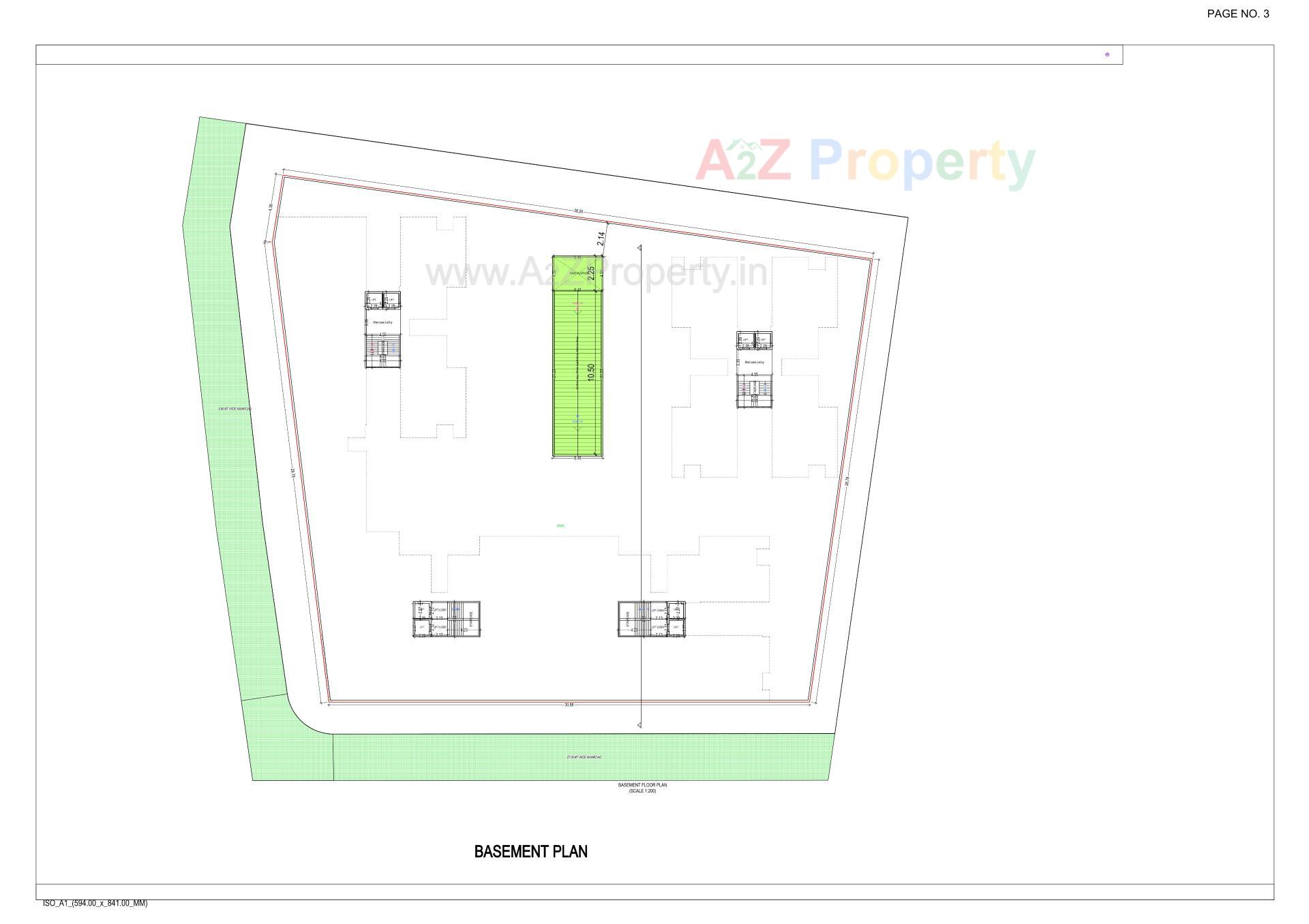Layout of real estate project Ultima Crest located at Kapurai, Vadodara, Gujarat