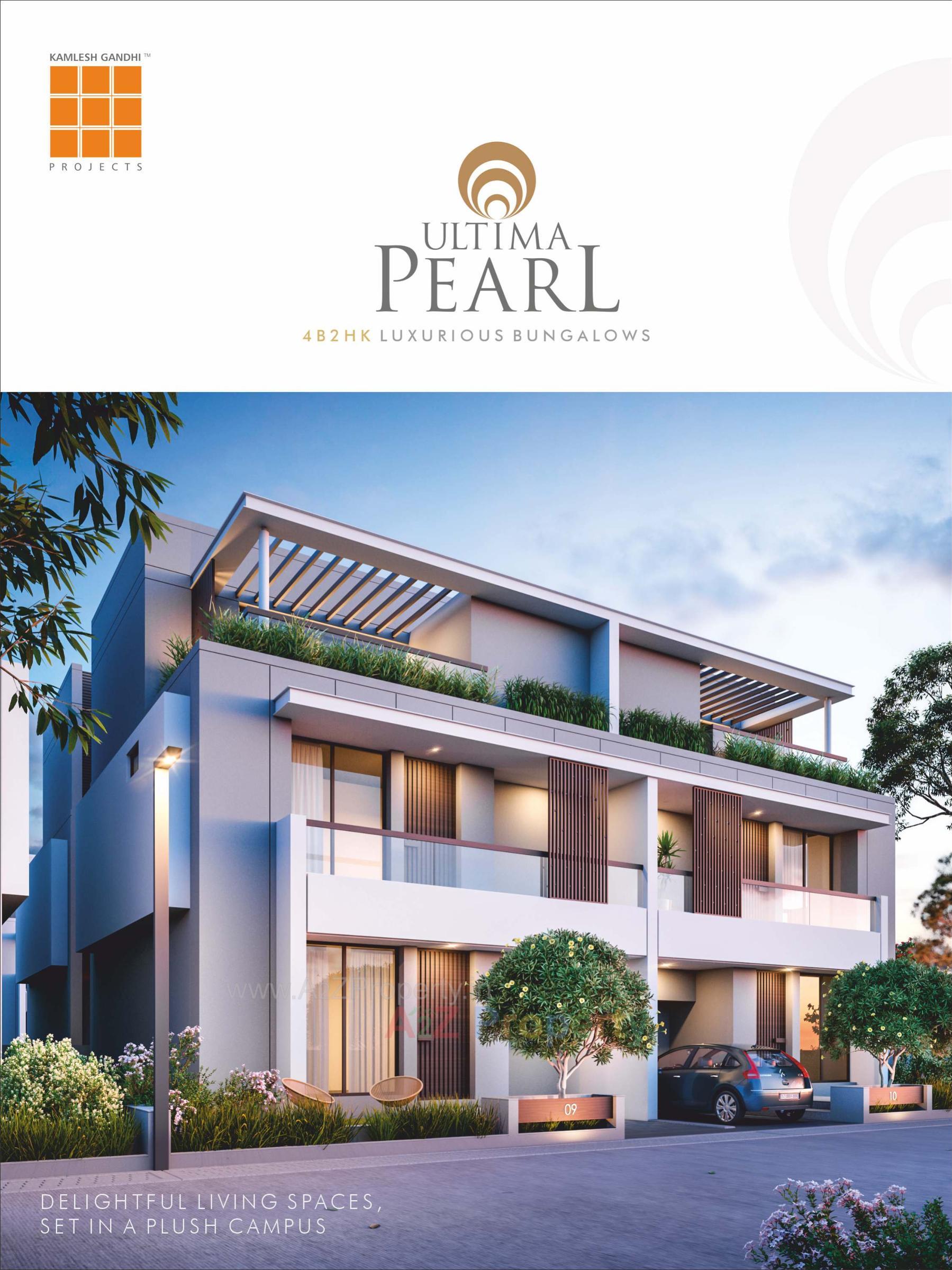 3D Elevation of real estate project Ultima Pearl located at Ankhol, Vadodara, Gujarat