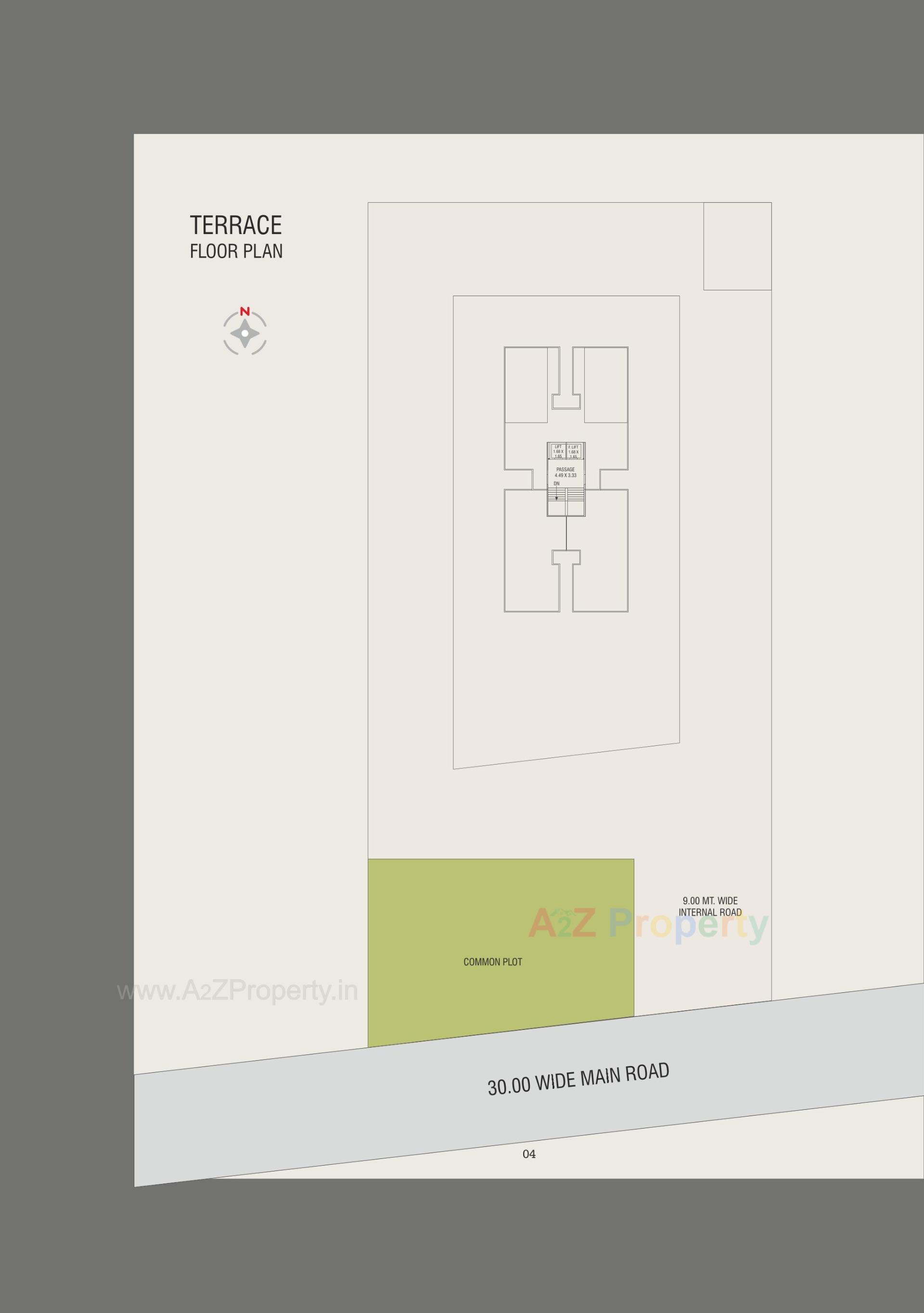 Layout of real estate project Umiya Heritage located at Chhani, Vadodara, Gujarat