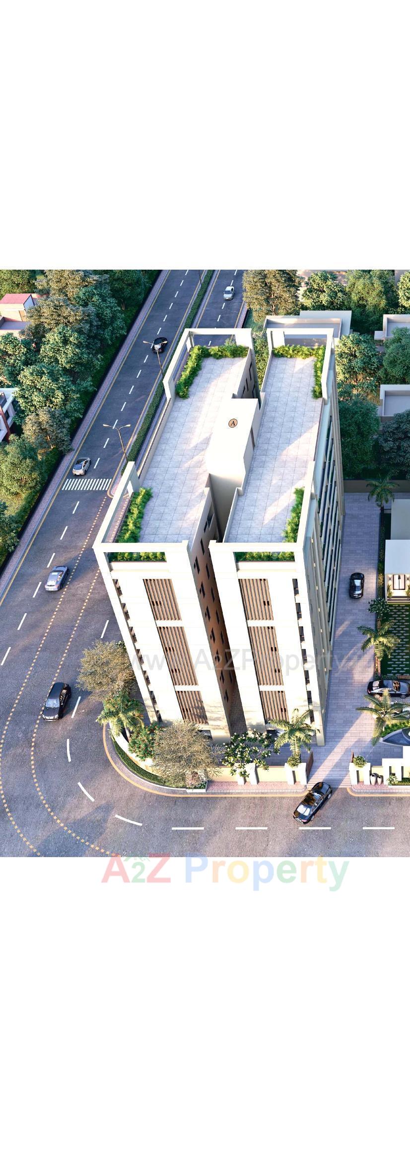 3D Elevation of real estate project Unity Lifestyle located at Vadsar, Vadodara, Gujarat