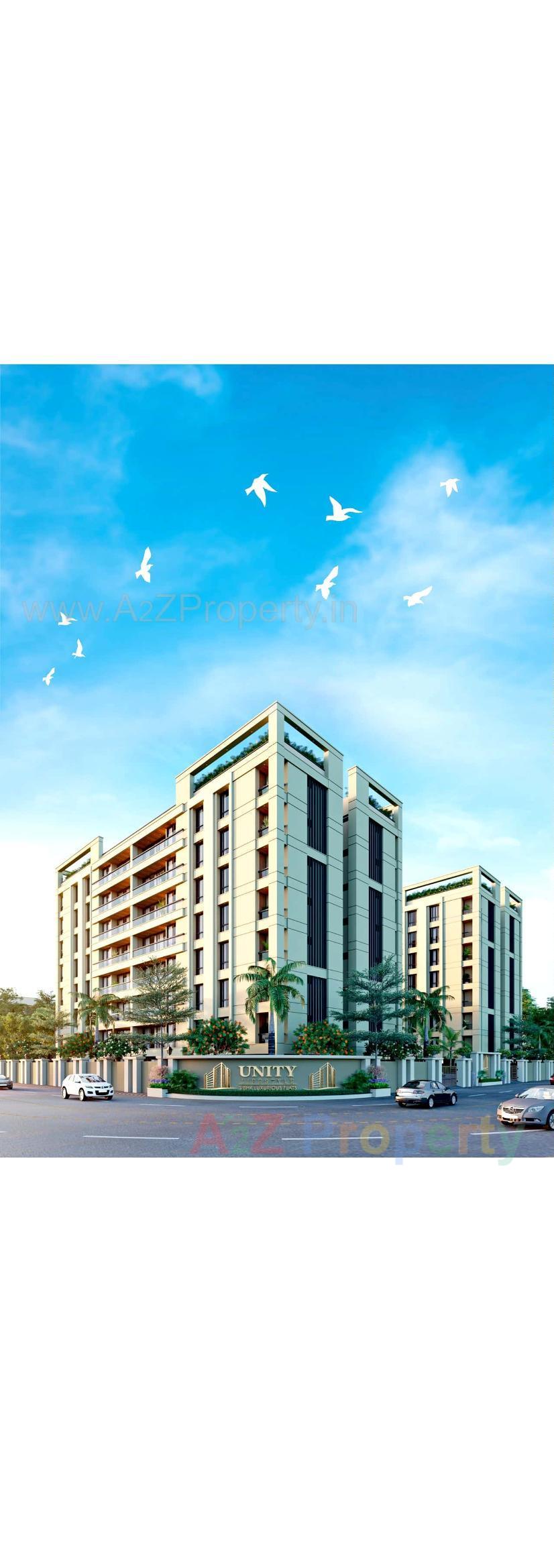 3D Elevation of real estate project Unity Lifestyle located at Vadsar, Vadodara, Gujarat