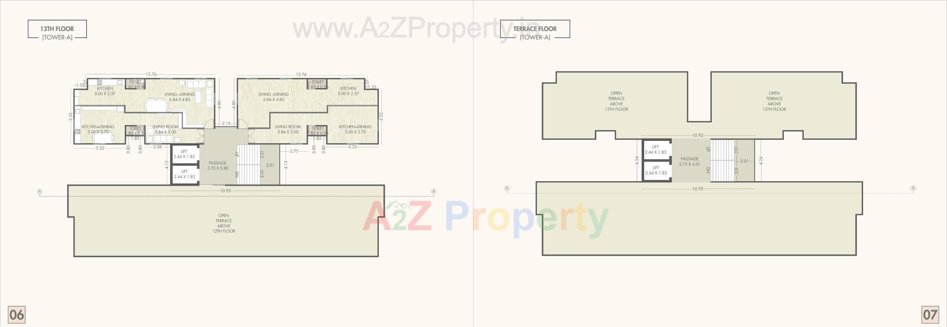 Layout of real estate project Unity Sapphire located at Sevasi, Vadodara, Gujarat