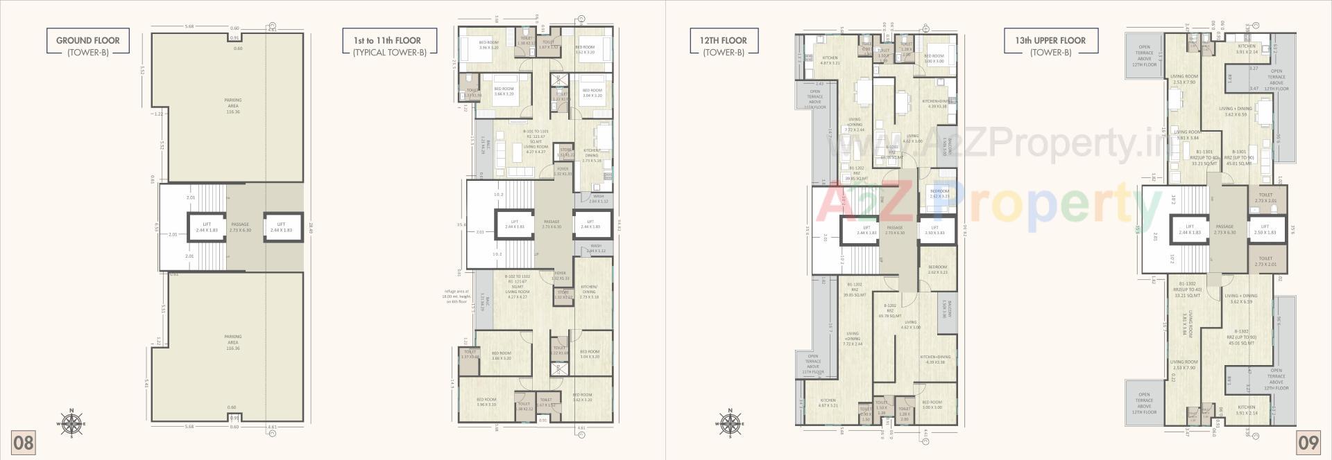 Layout of real estate project Unity Sapphire located at Sevasi, Vadodara, Gujarat