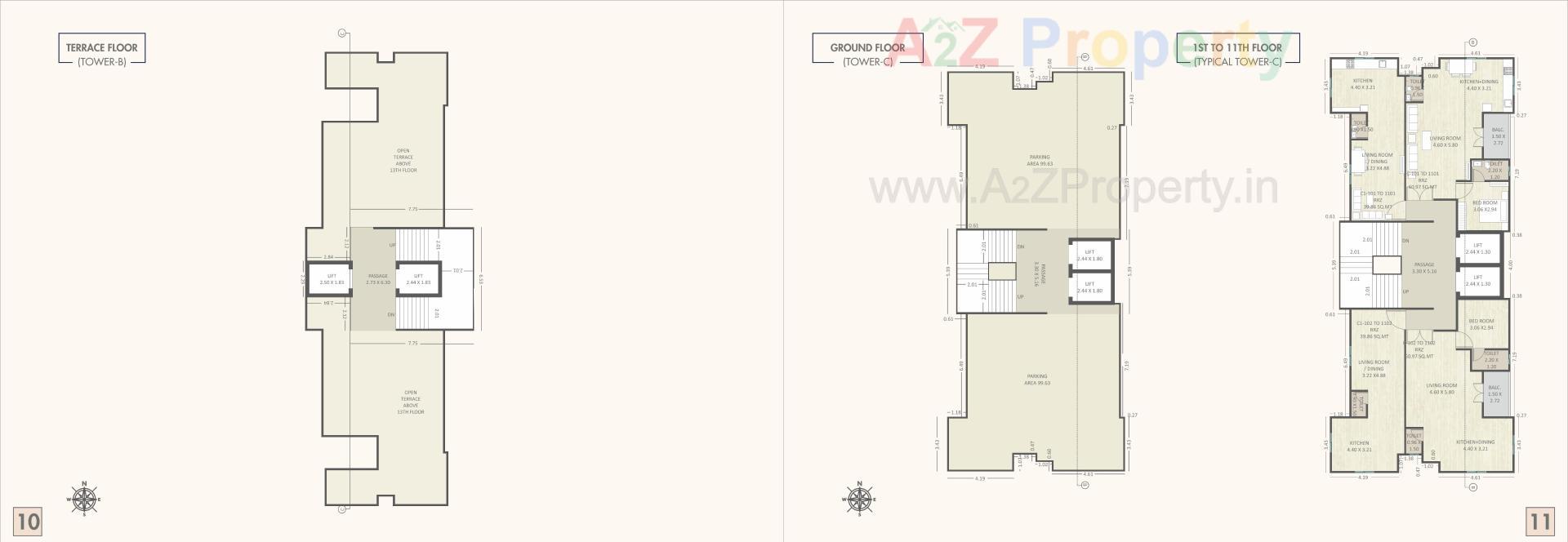 Layout of real estate project Unity Sapphire located at Sevasi, Vadodara, Gujarat