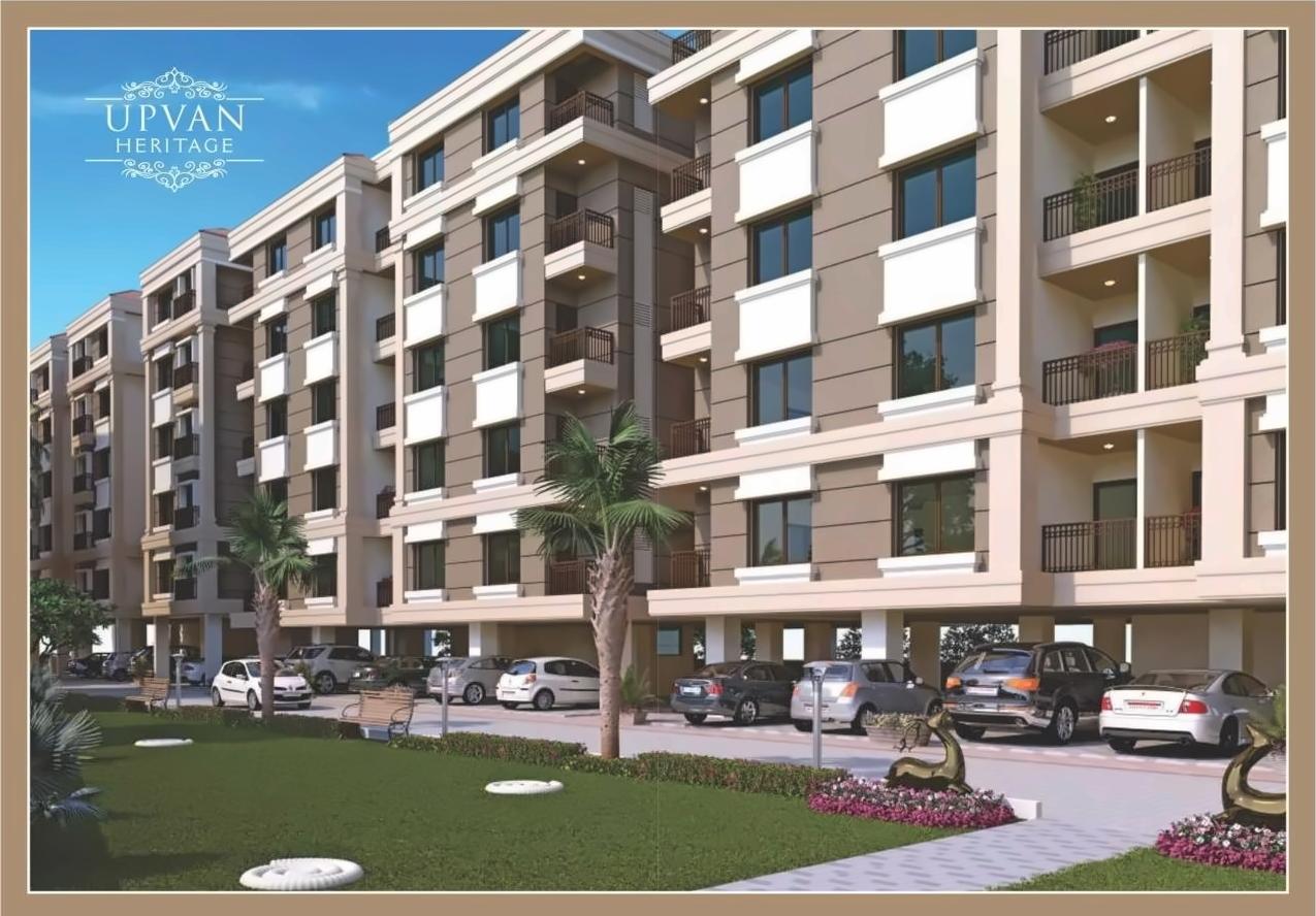 3D Elevation of real estate project Upvan Heritage located at Vadodara, Vadodara, Gujarat