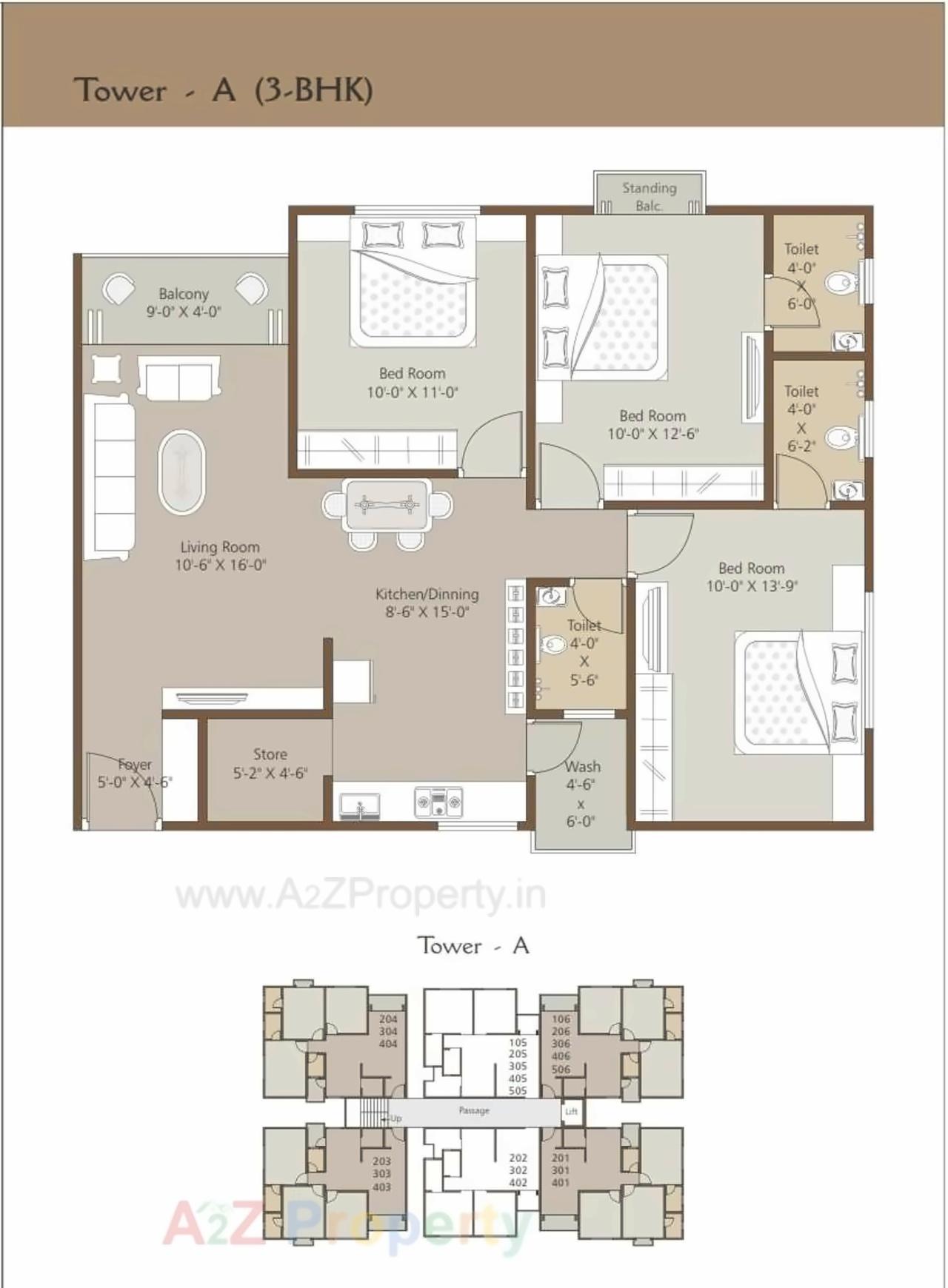 Layout of real estate project Upvan Heritage located at Vadodara, Vadodara, Gujarat