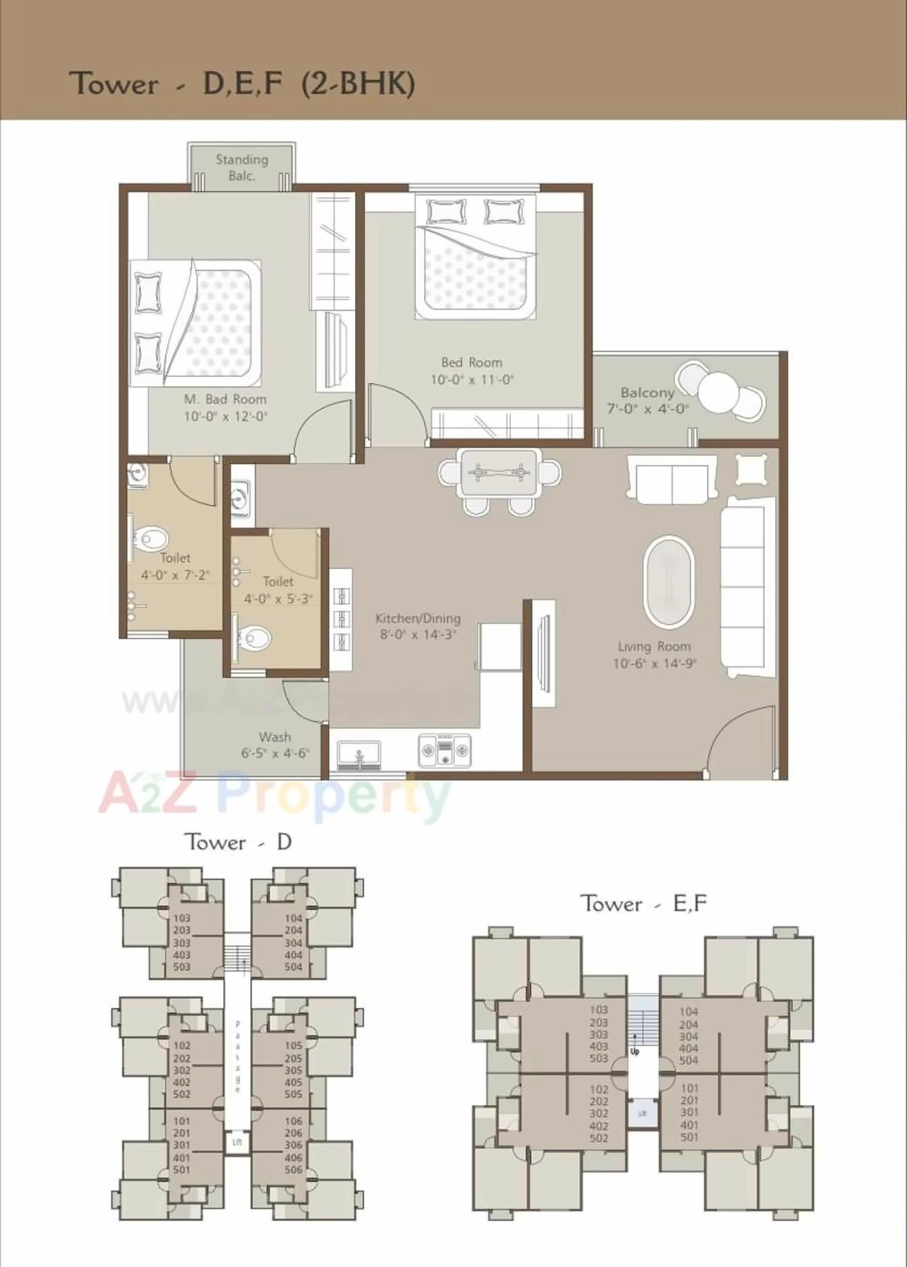 Layout of real estate project Upvan Heritage located at Vadodara, Vadodara, Gujarat