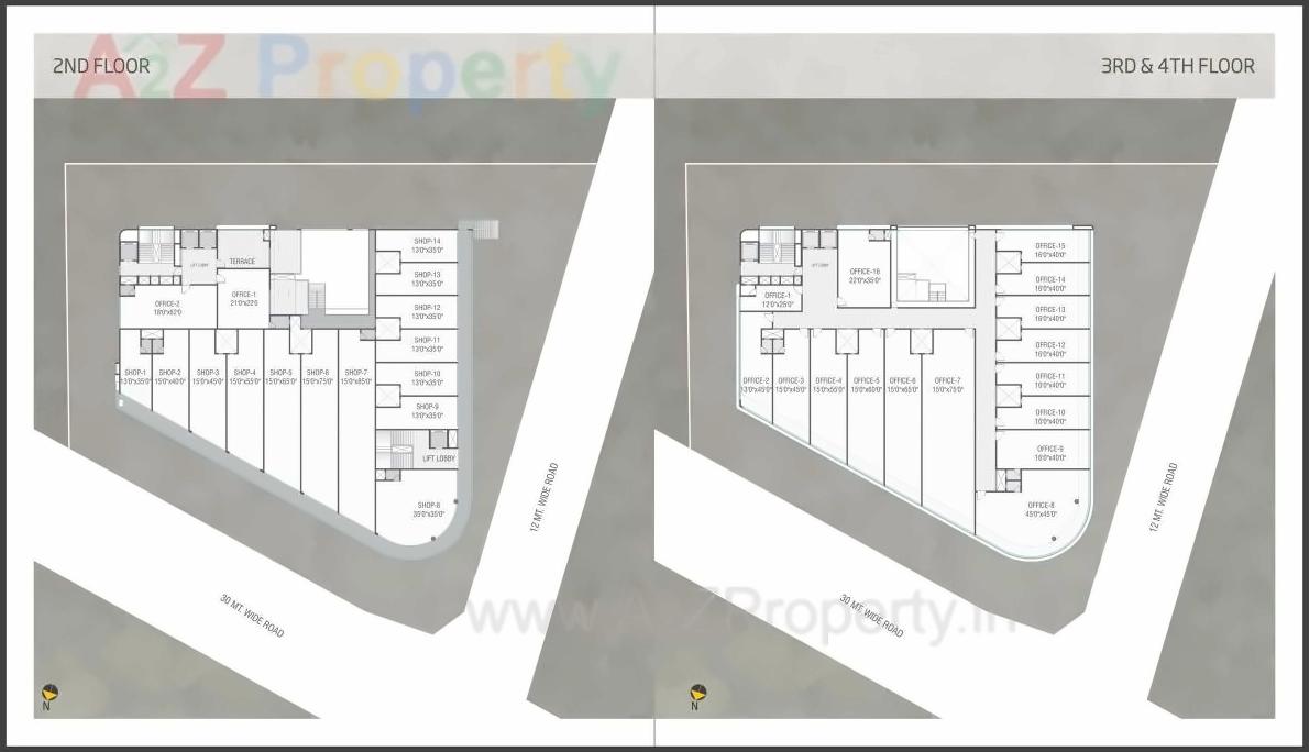 Layout of real estate project Urban Ii located at Bhayli, Vadodara, Gujarat