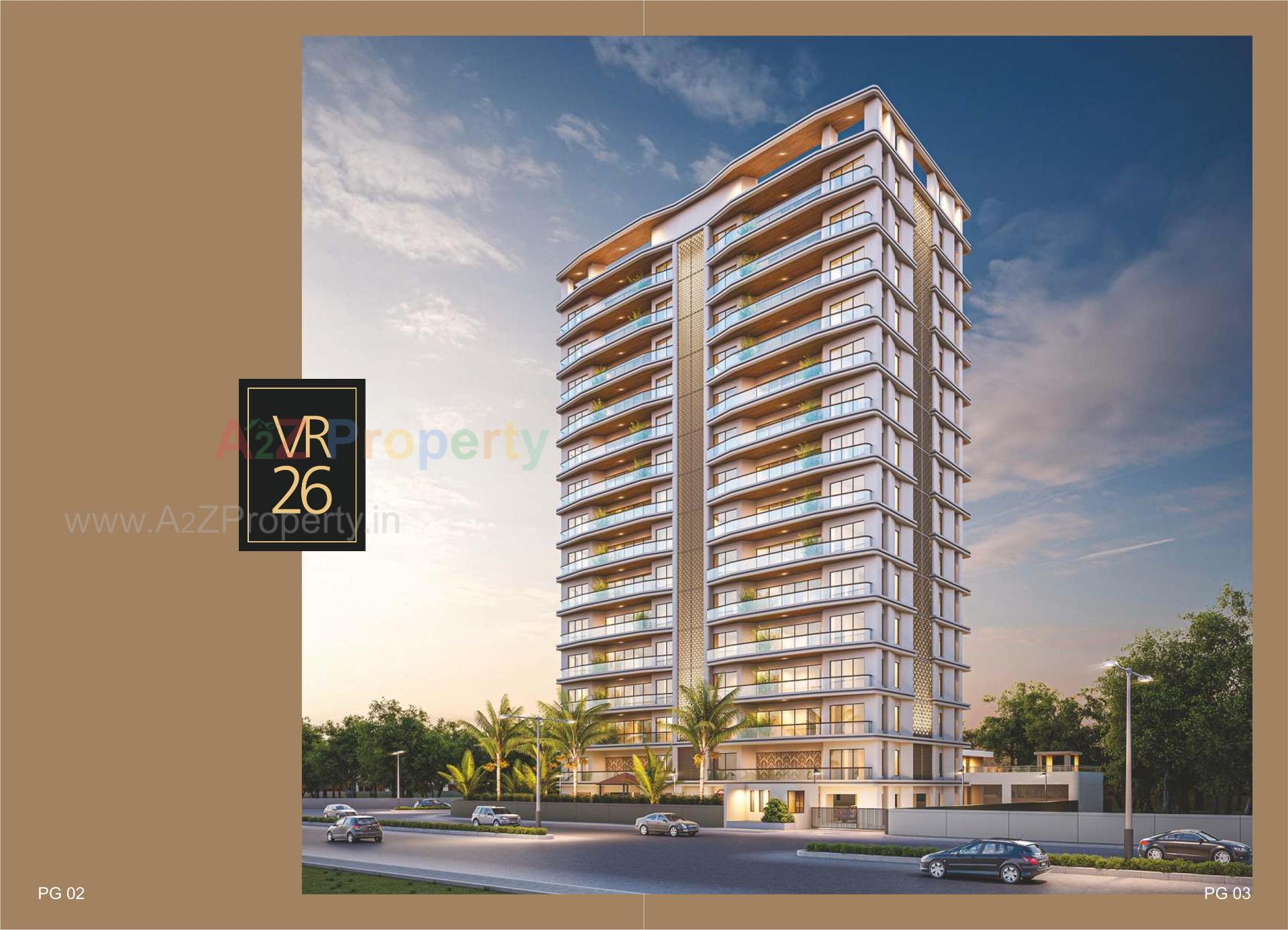 3D Elevation of real estate project V R located at Chani, Vadodara, Gujarat