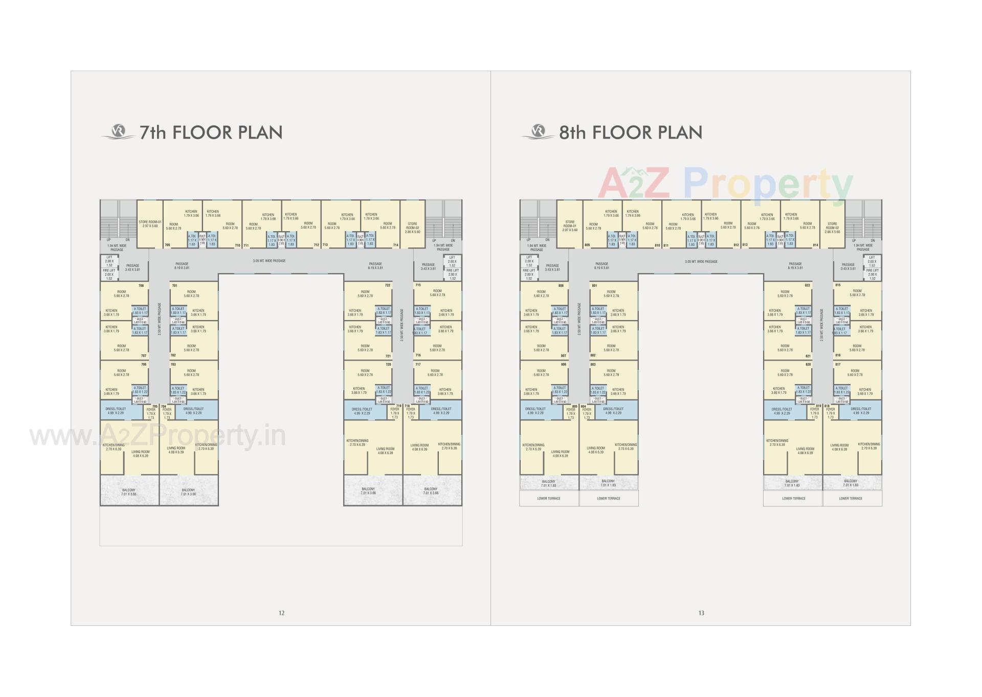 Layout of real estate project V R Infinity located at Bapod, Vadodara, Gujarat