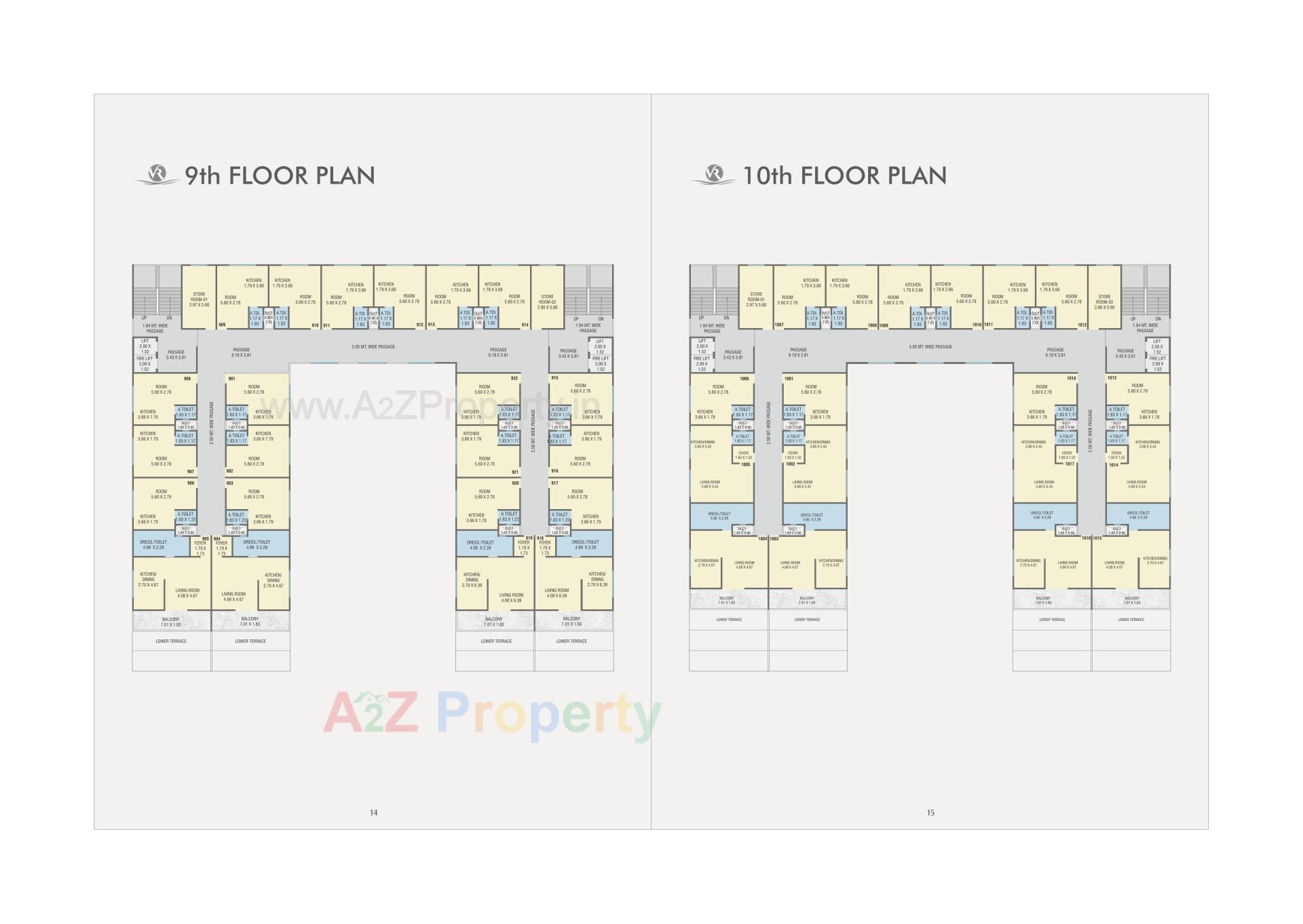 Layout of real estate project V R Infinity located at Bapod, Vadodara, Gujarat