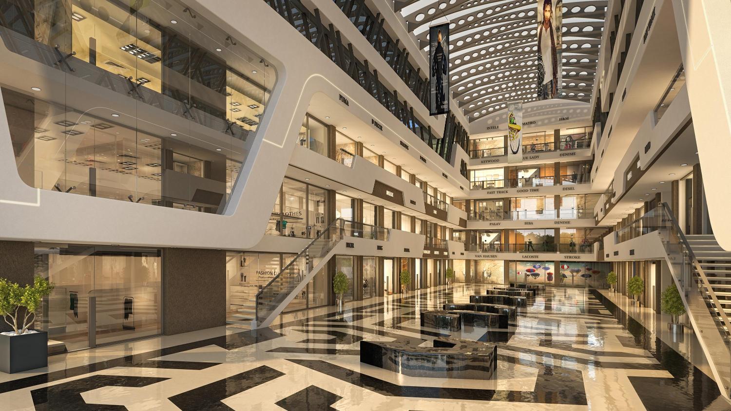 Elevation Inner View 2 of real estate project V R One located at Waghodia, Vadodara, Gujarat