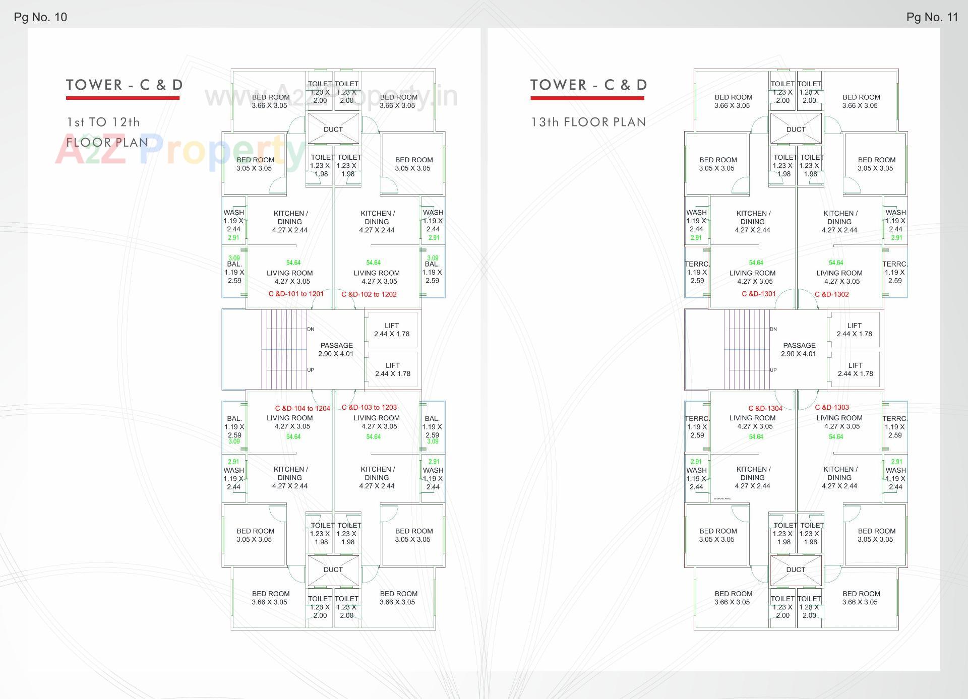  of real estate project V R Vivanta located at Sayajipura, Vadodara, Gujarat