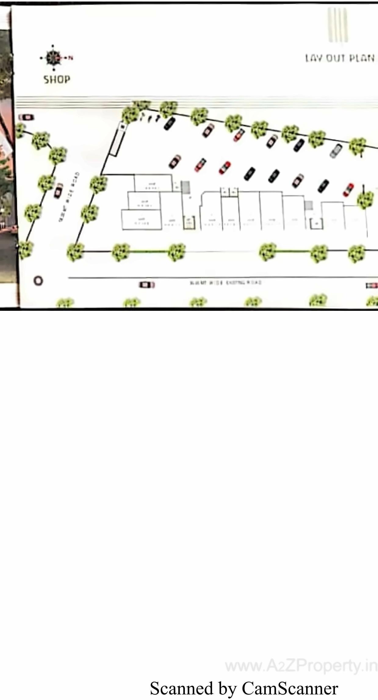 Layout of real estate project Vaibhav Avenue located at Atladara, Vadodara, Gujarat