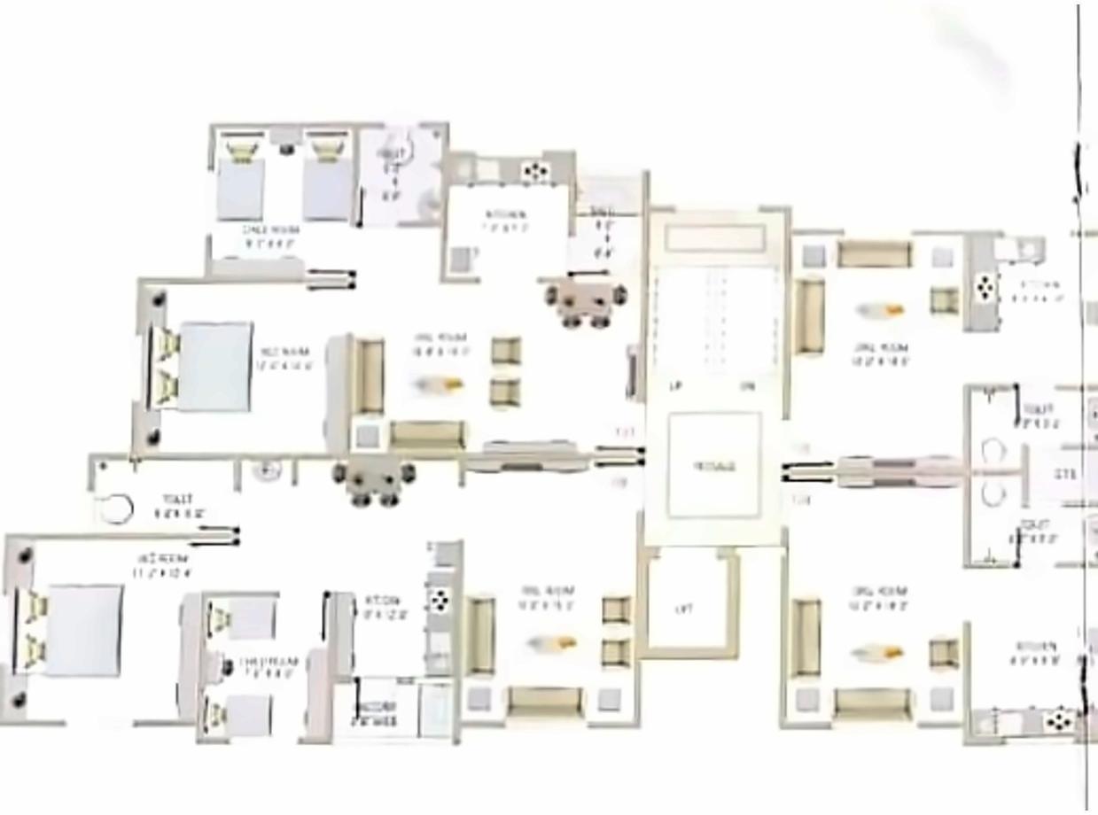 Layout of real estate project Vaibhav Avenue located at Atladara, Vadodara, Gujarat