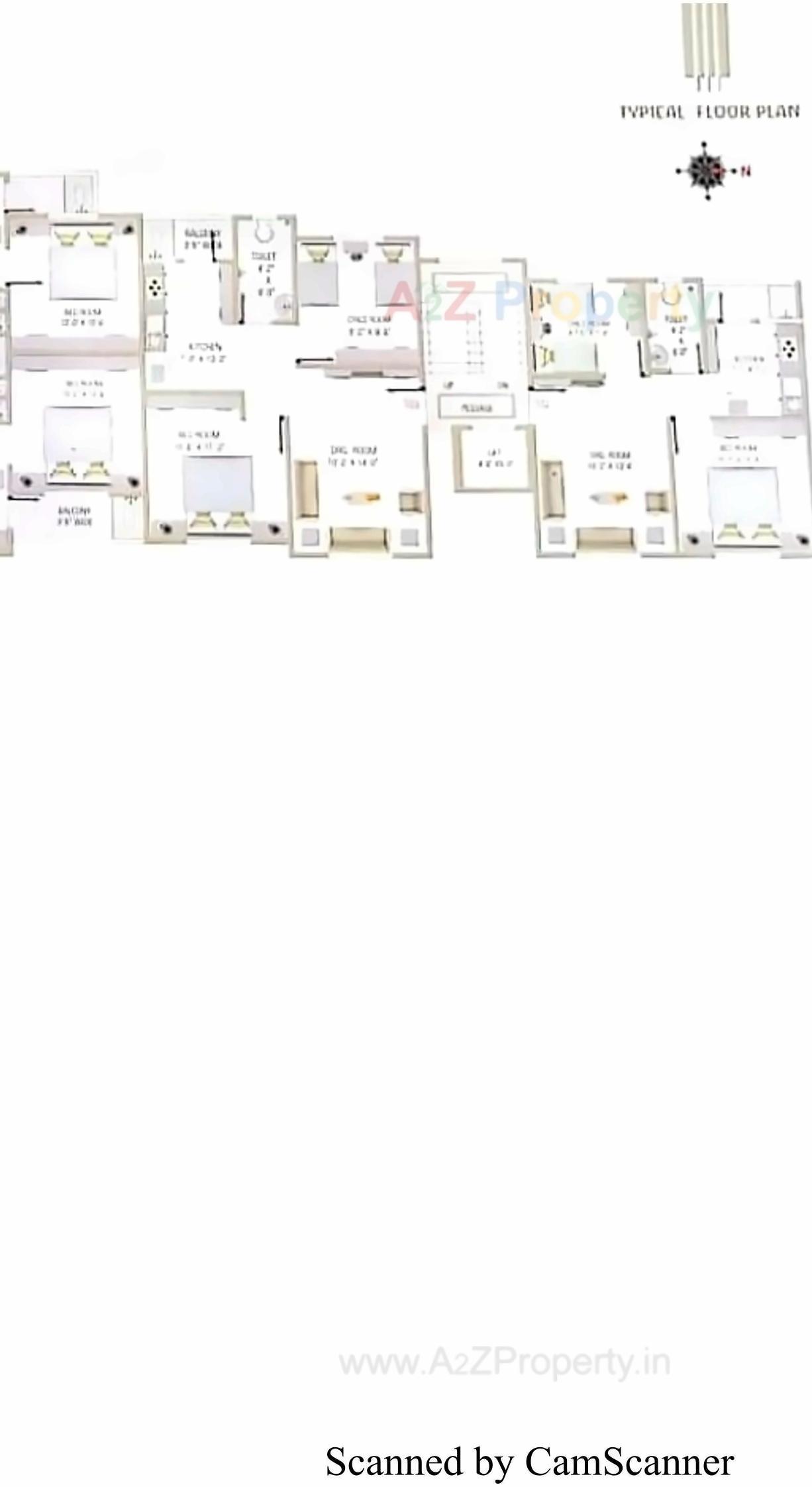 Layout of real estate project Vaibhav Avenue located at Atladara, Vadodara, Gujarat