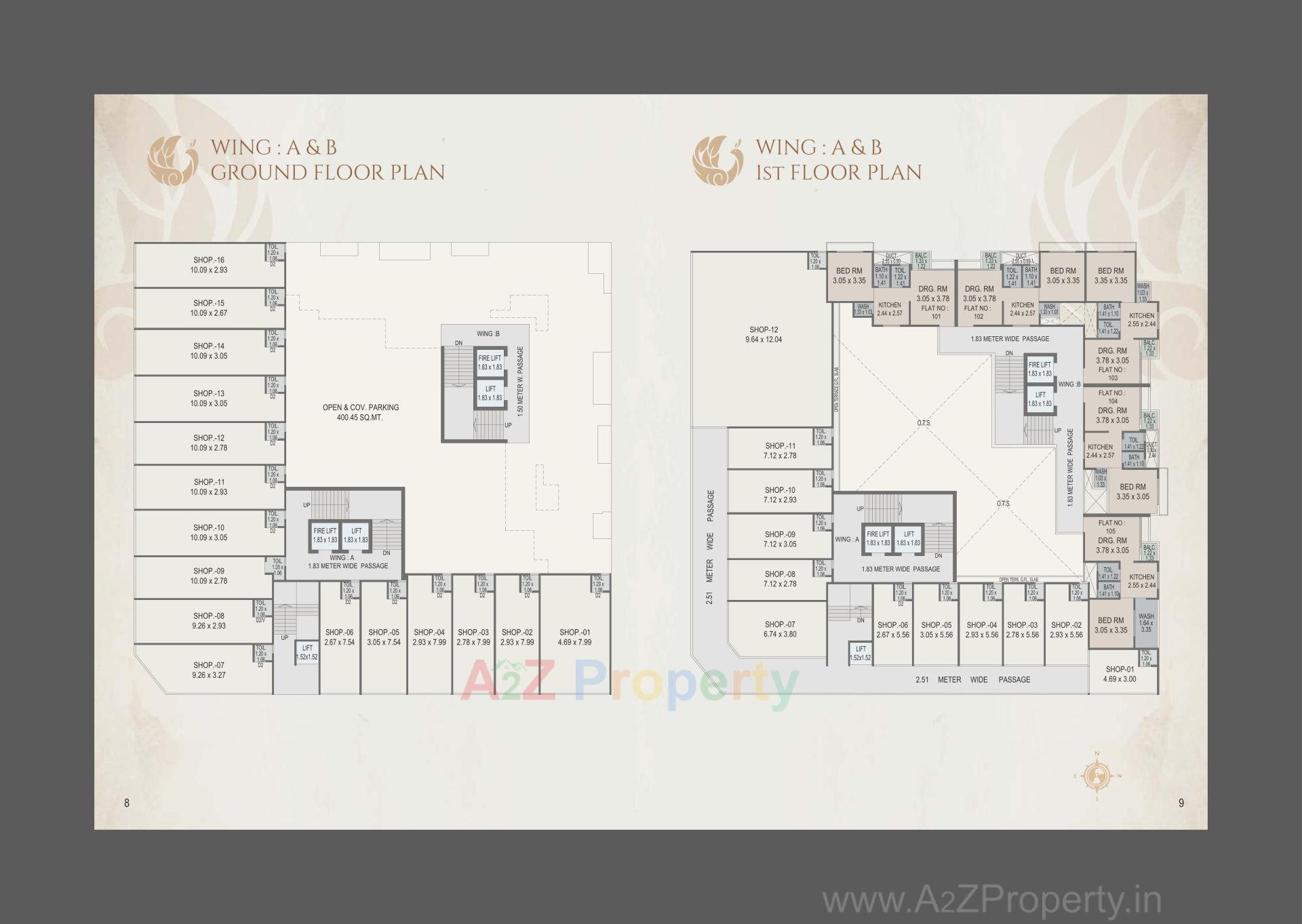 Layout of real estate project Vaikunthdham Co Operative Housing Society Ltd located at Manjalpur, Vadodara, Gujarat