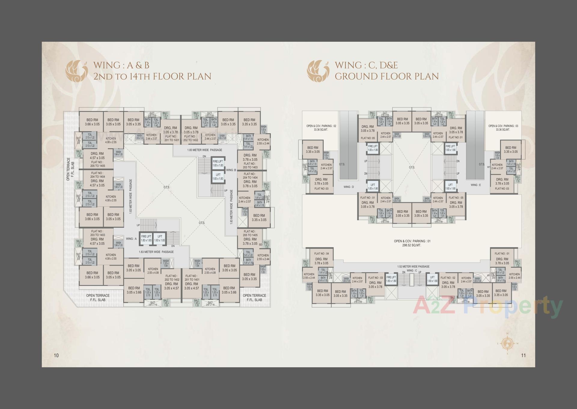 Layout of real estate project Vaikunthdham Co Operative Housing Society Ltd located at Manjalpur, Vadodara, Gujarat
