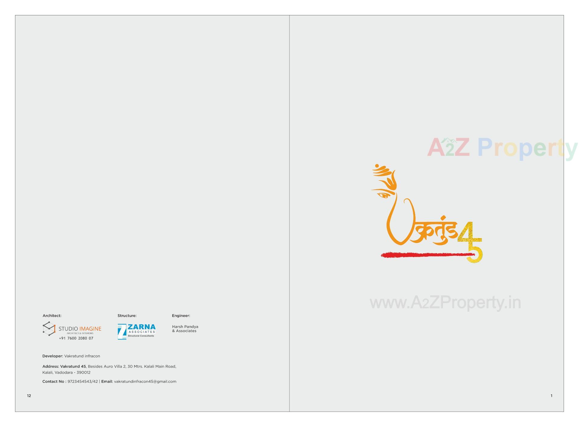  of real estate project Vakratund located at Kalali, Vadodara, Gujarat