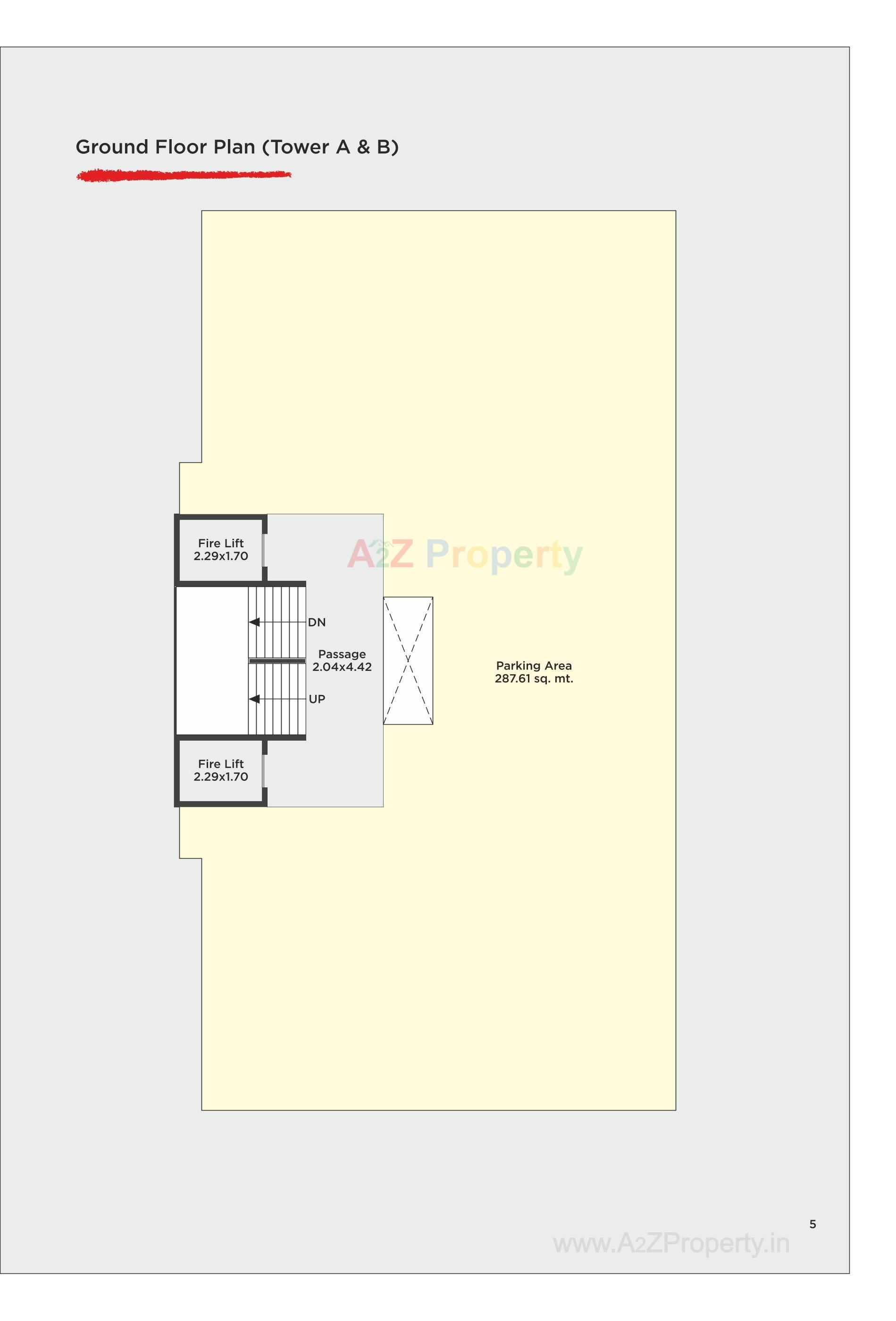 Layout of real estate project Vakratund located at Kalali, Vadodara, Gujarat