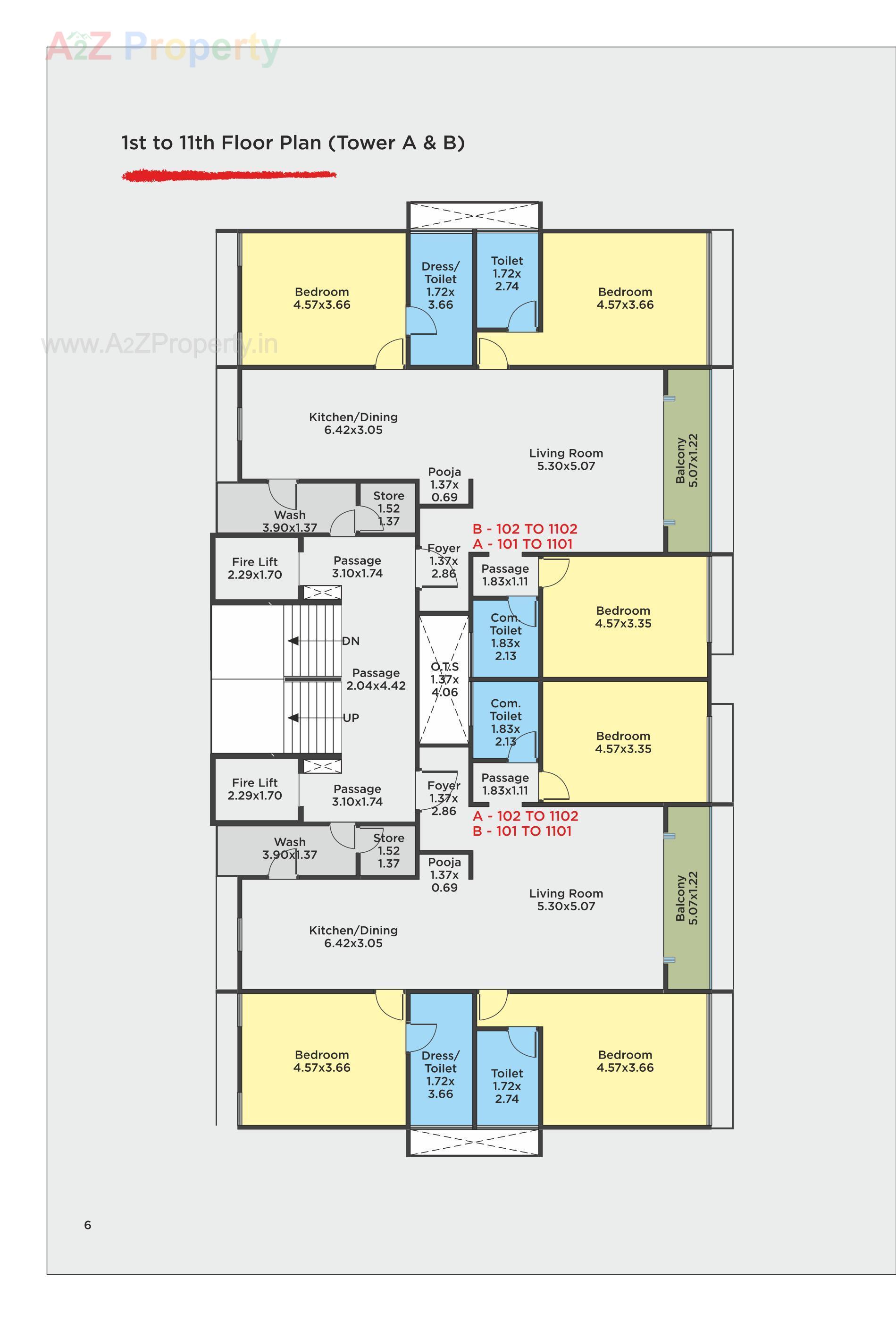 Layout of real estate project Vakratund located at Kalali, Vadodara, Gujarat