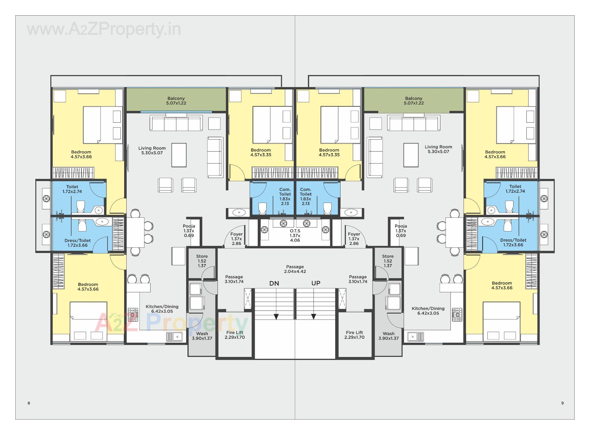 Layout of real estate project Vakratund located at Kalali, Vadodara, Gujarat