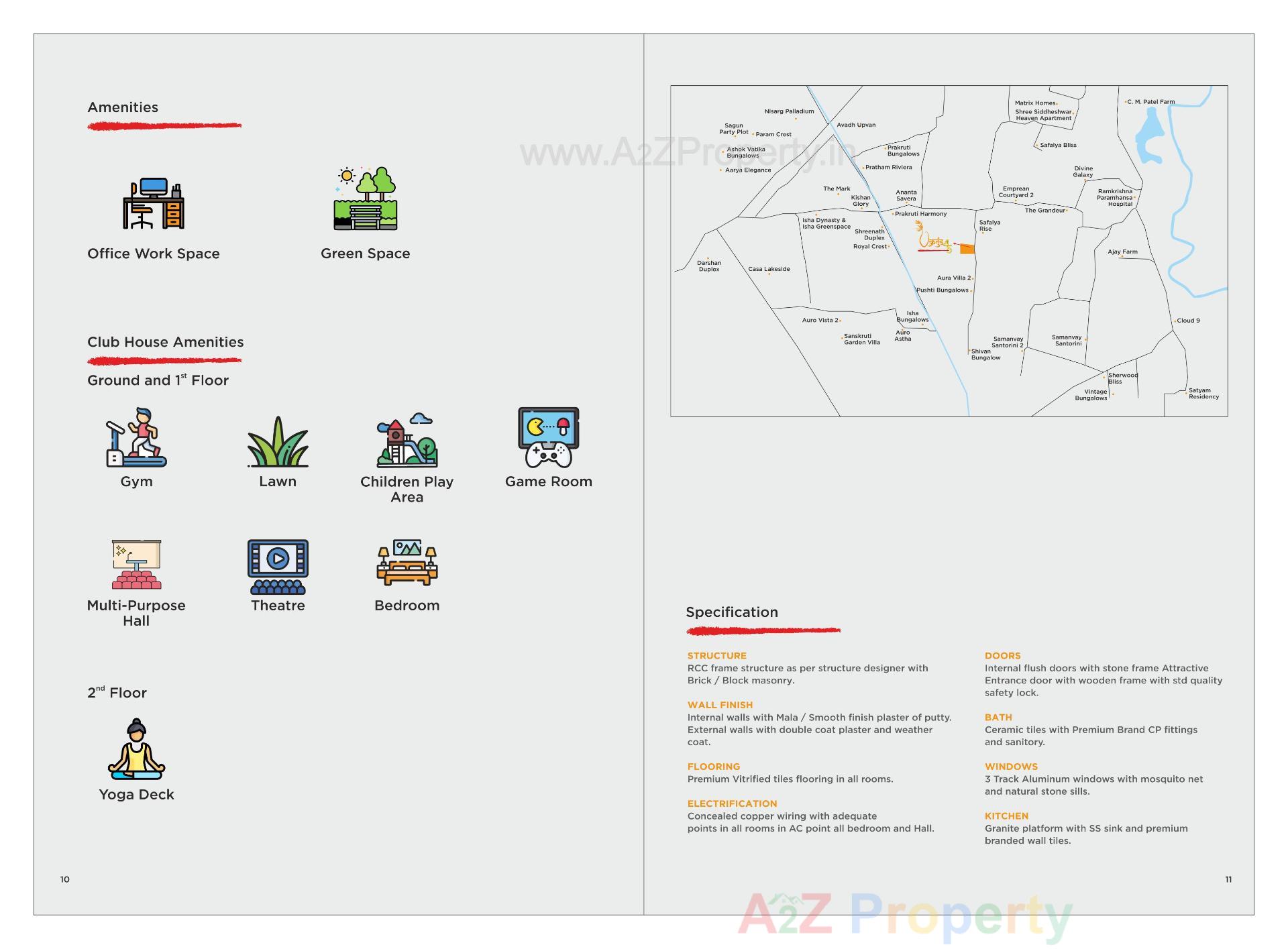  of real estate project Vakratund located at Kalali, Vadodara, Gujarat