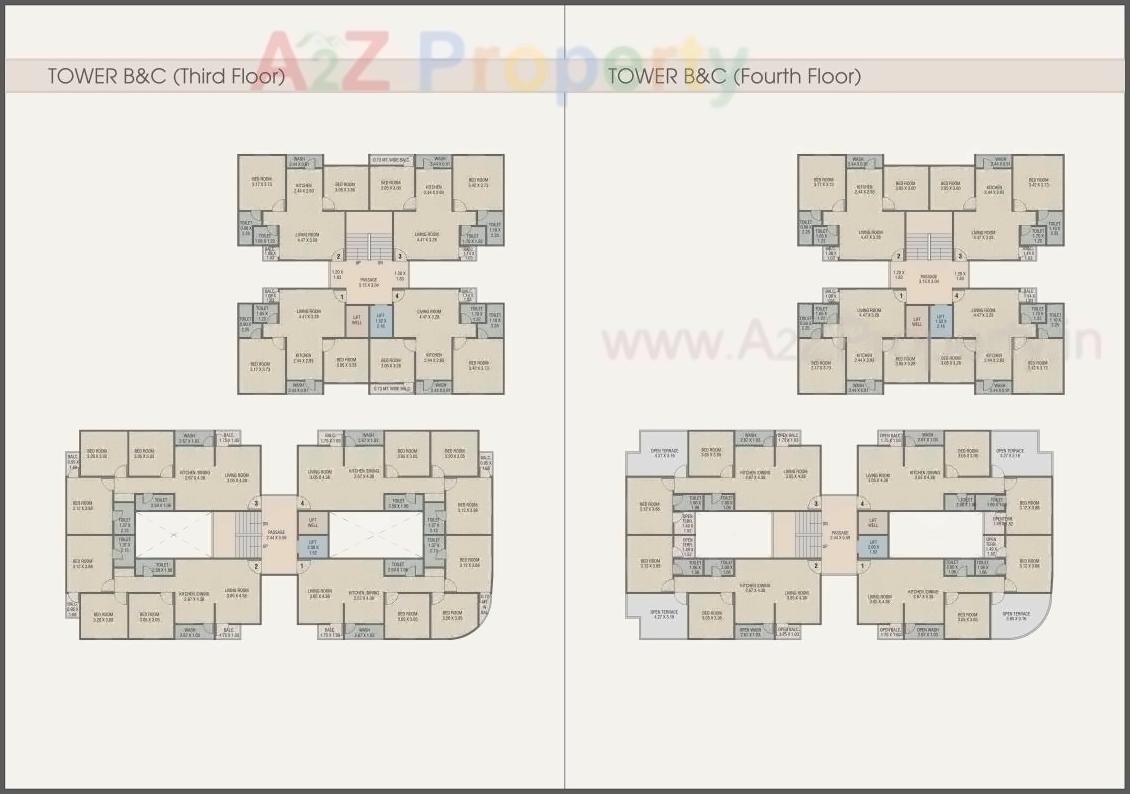 Layout of real estate project Vakratund Bliss located at Bopad, Vadodara, Gujarat