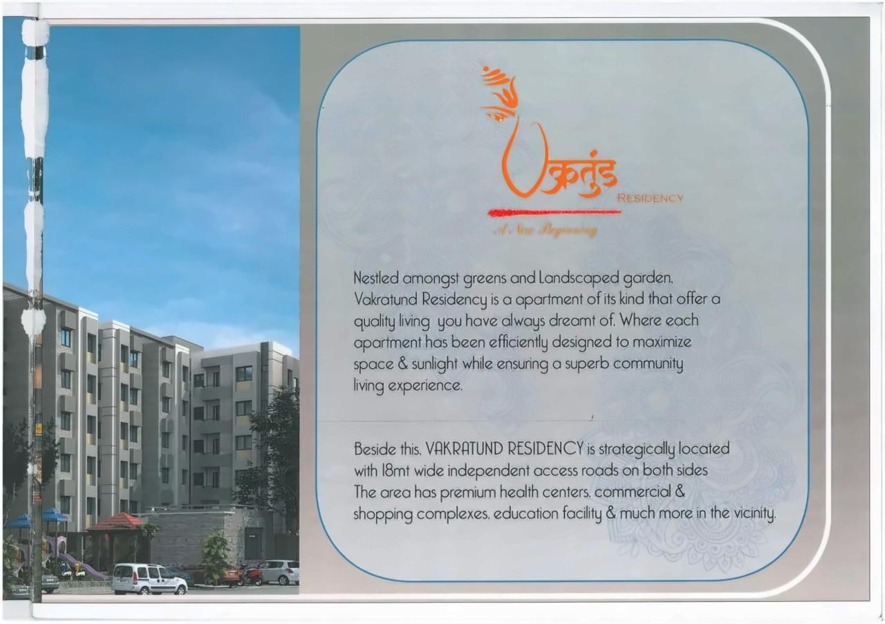  of real estate project Vakratund Residency located at Tarsali, Vadodara, Gujarat