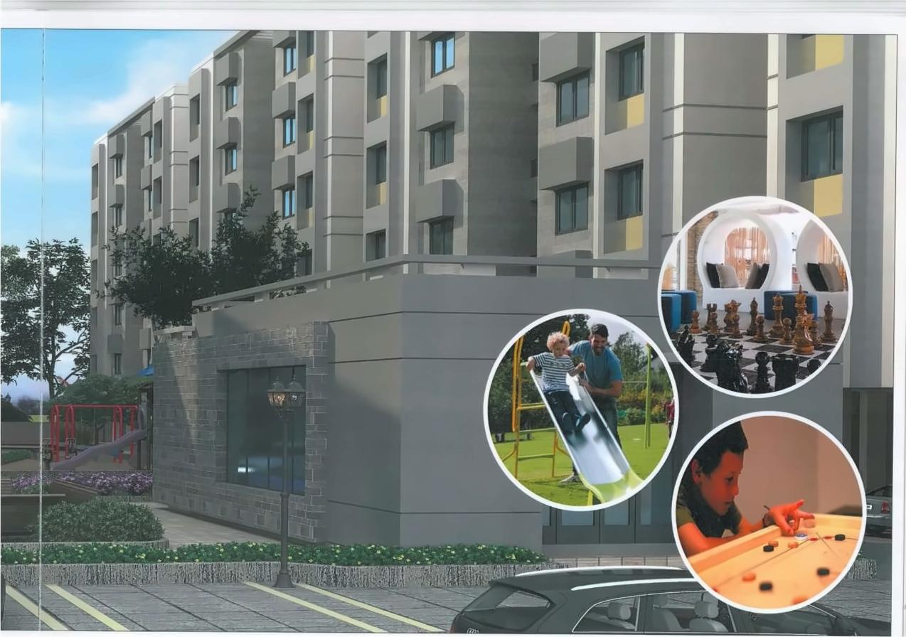 3D Elevation of real estate project Vakratund Residency located at Tarsali, Vadodara, Gujarat