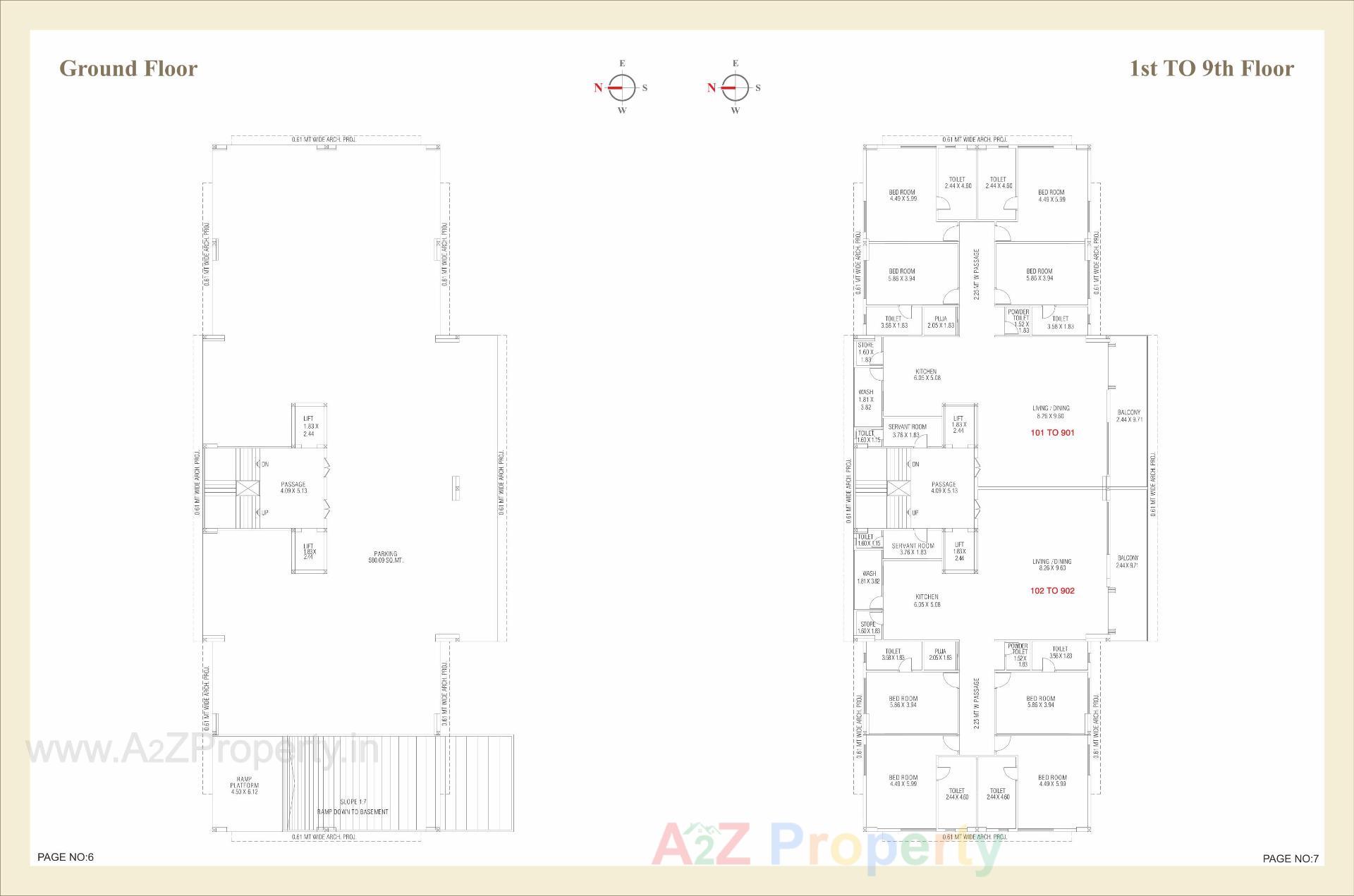 Layout of real estate project Valencia 20 located at Khanpur, Vadodara, Gujarat