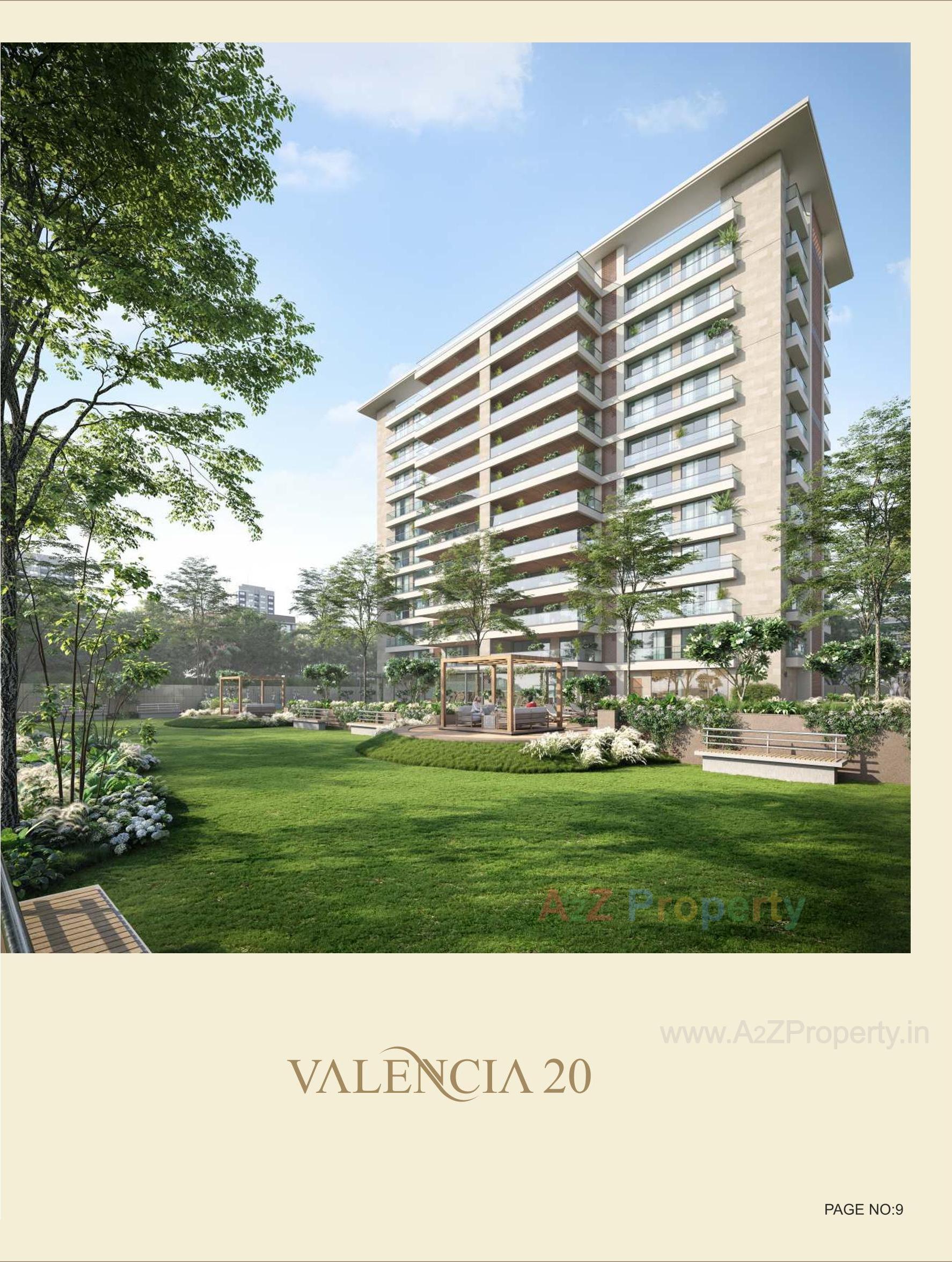 3D Elevation of real estate project Valencia 20 located at Khanpur, Vadodara, Gujarat