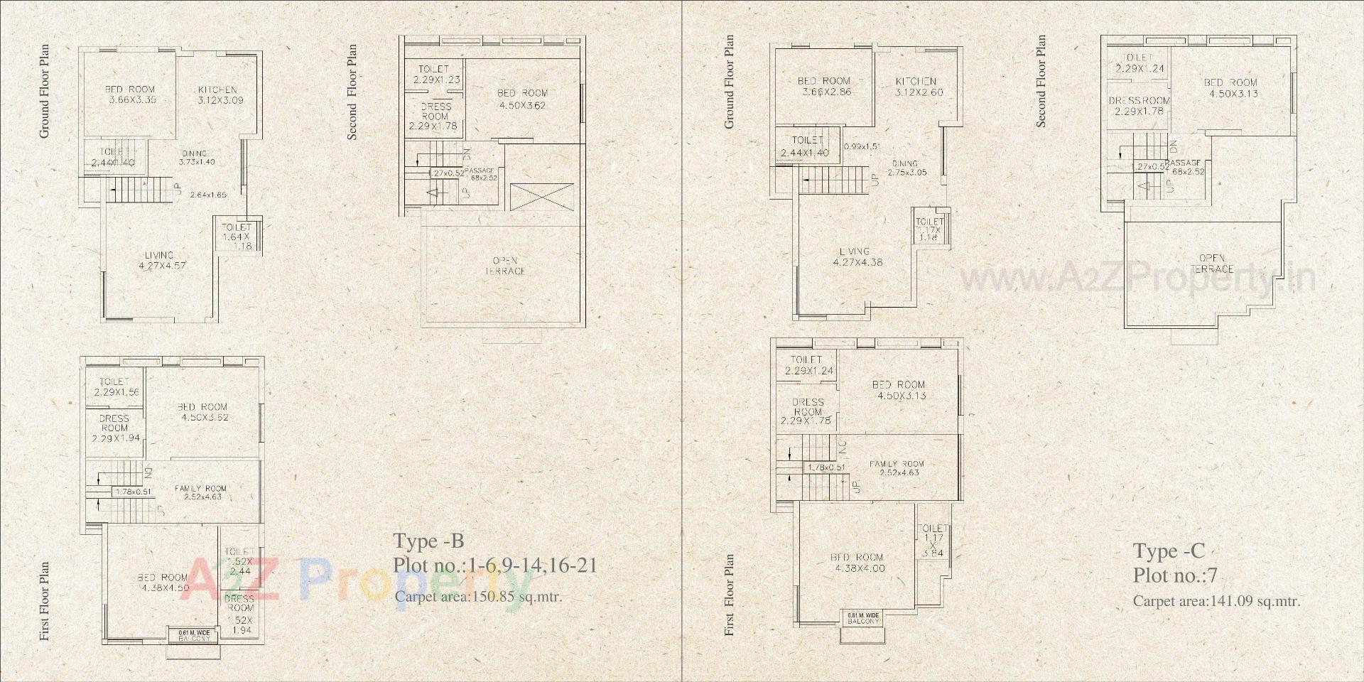 Layout of real estate project Valencia Ii located at Sevasi, Vadodara, Gujarat
