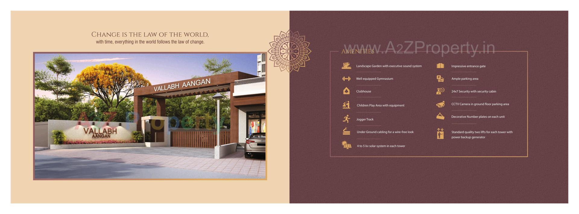  of real estate project Vallabh Aangan located at Bapod, Vadodara, Gujarat