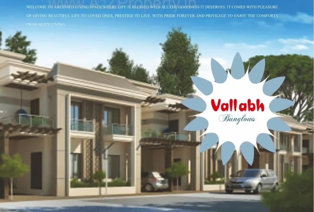 3D Elevation of real estate project Vallabh Bunglows located at Savad, Vadodara, Gujarat