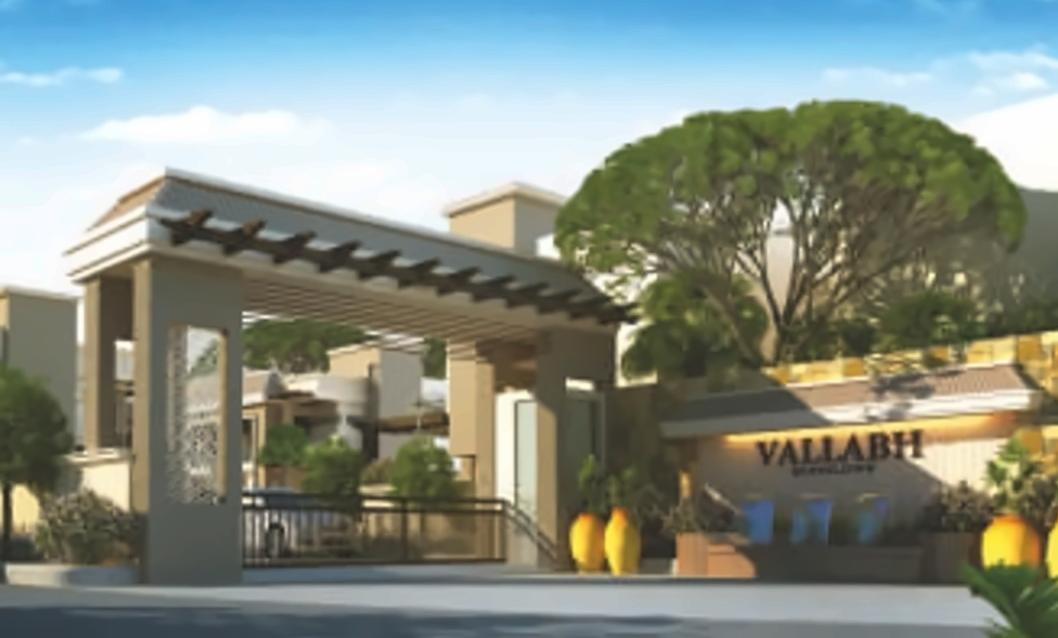 3D Elevation of real estate project Vallabh Bunglows located at Savad, Vadodara, Gujarat