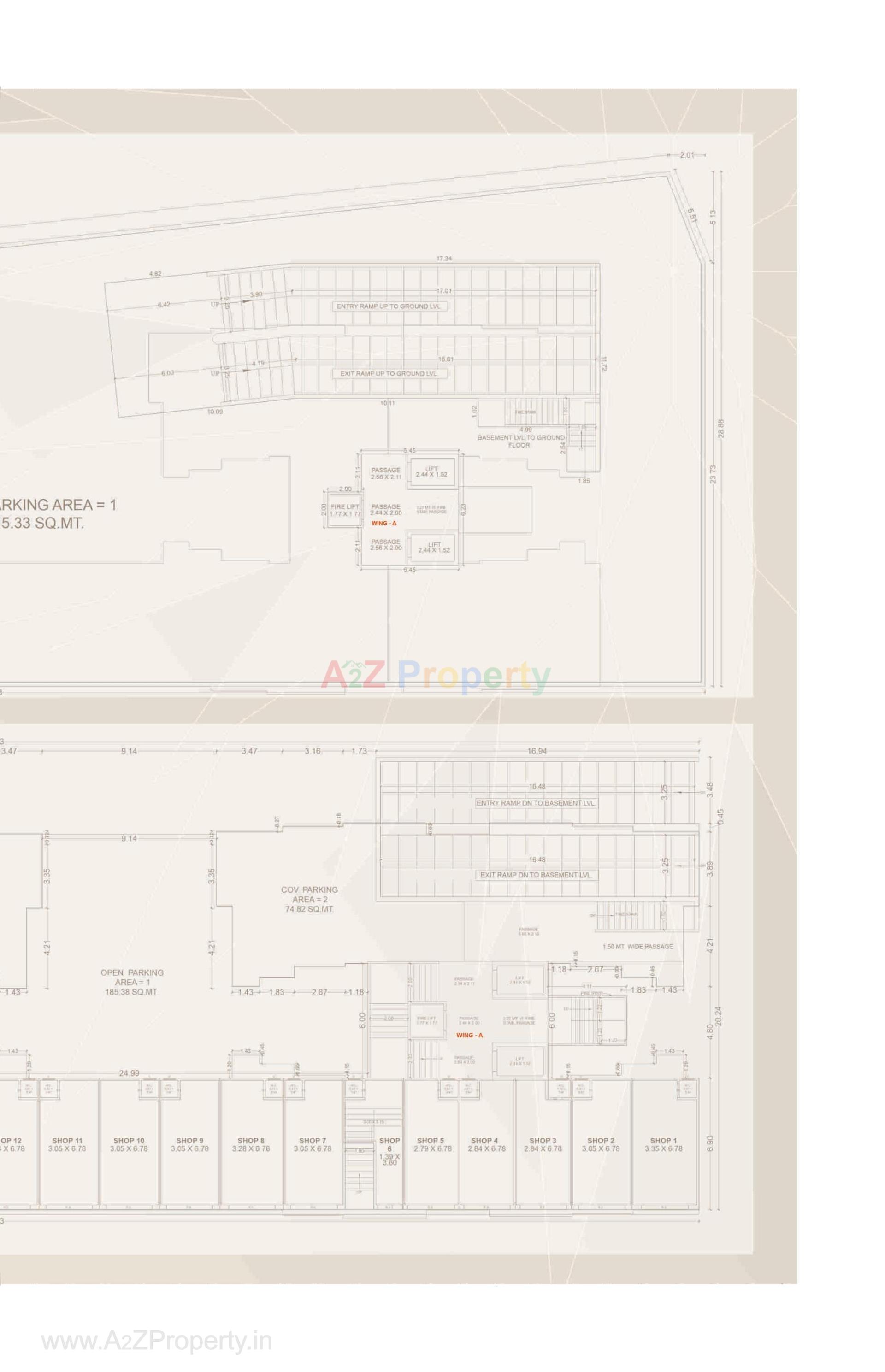 Layout of real estate project Vallabh Heights located at Kapurai, Vadodara, Gujarat