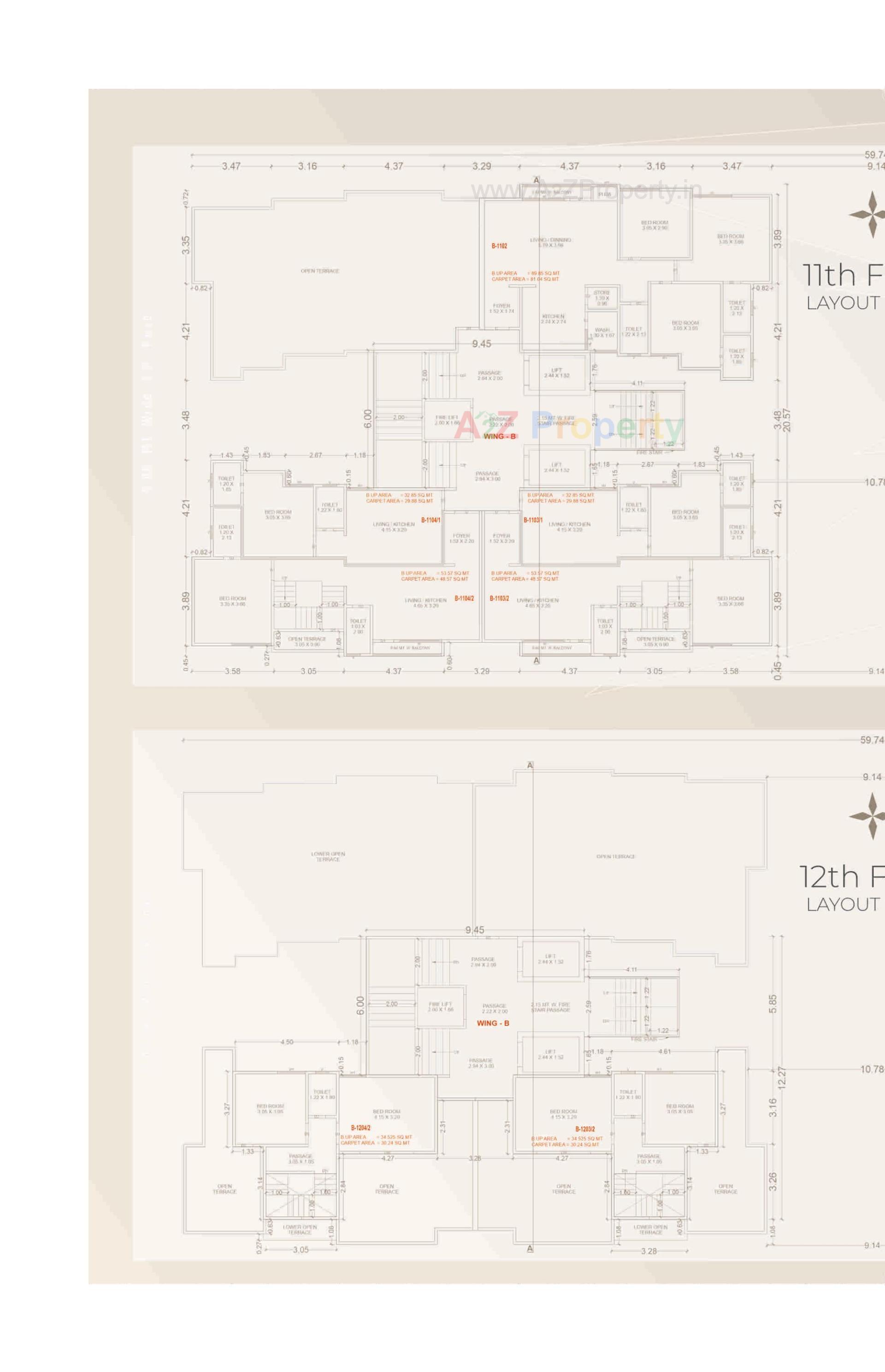 Layout of real estate project Vallabh Heights located at Kapurai, Vadodara, Gujarat