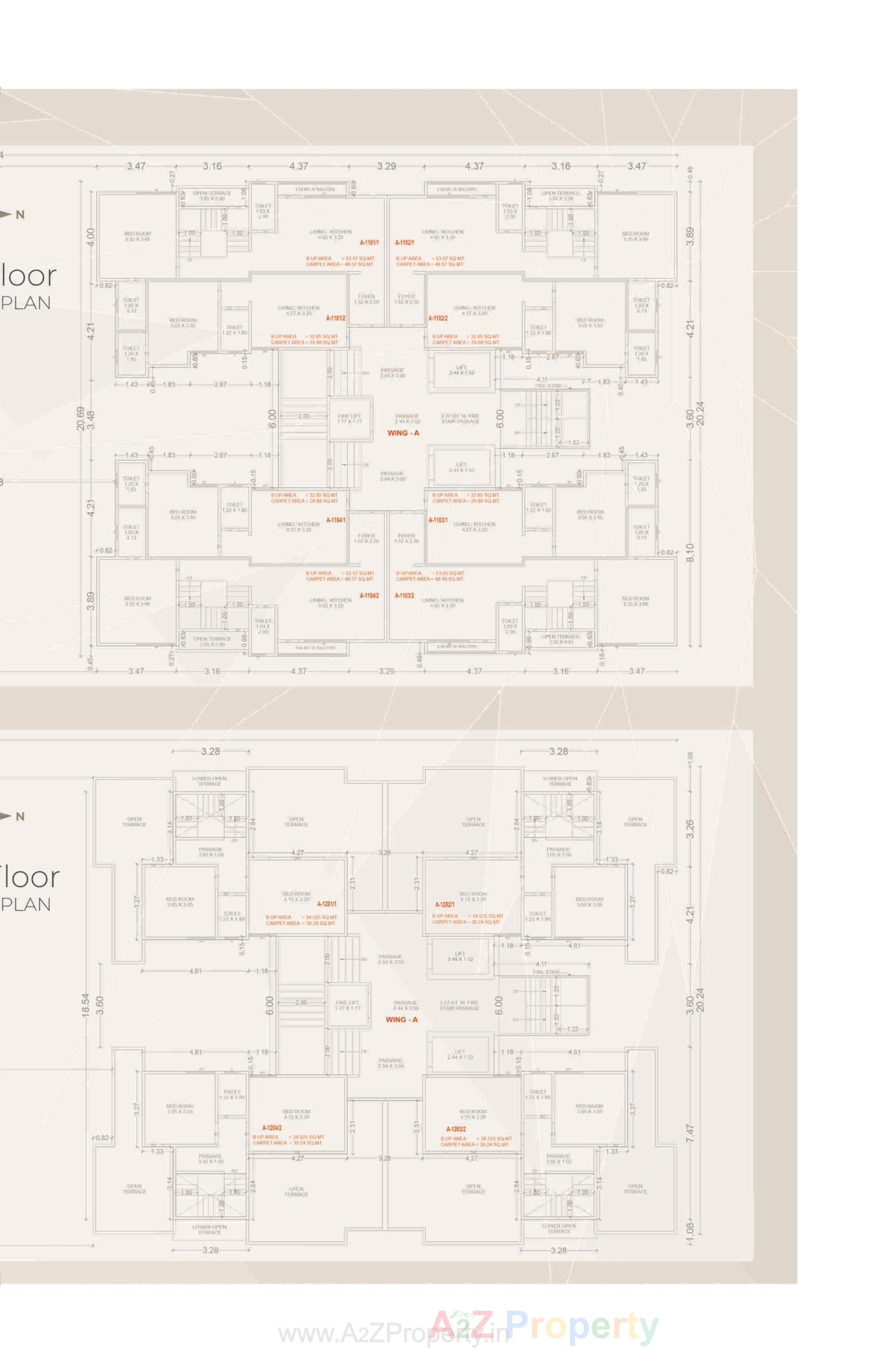 Layout of real estate project Vallabh Heights located at Kapurai, Vadodara, Gujarat