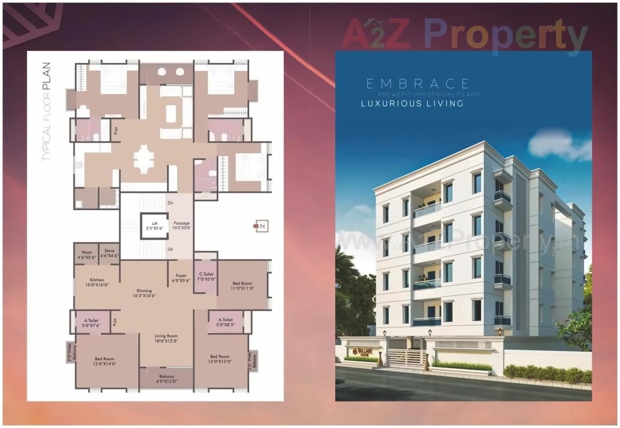 Layout of real estate project Vallabh Kutir located at Gotri, Vadodara, Gujarat