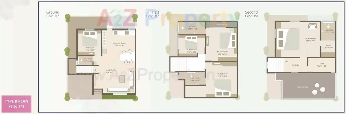 Layout of real estate project Vallabh Orchid located at Savad, Vadodara, Gujarat