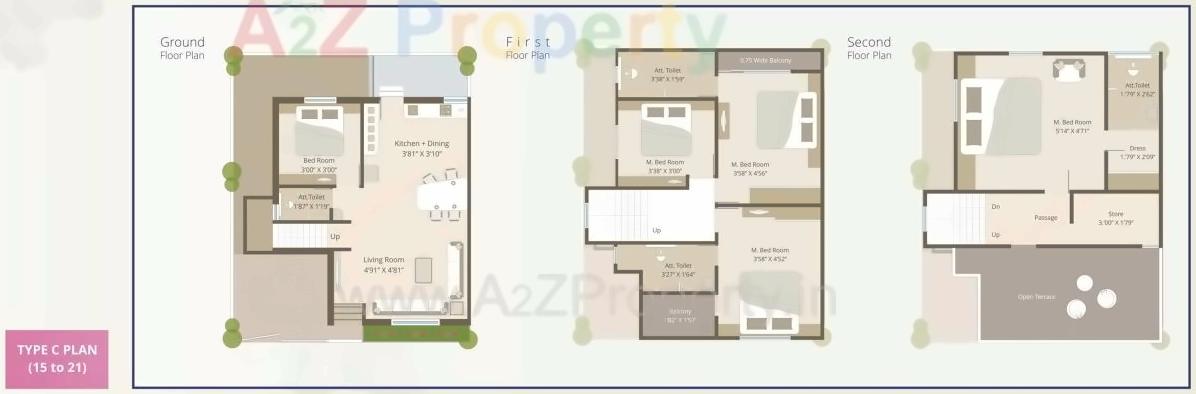 Layout of real estate project Vallabh Orchid located at Savad, Vadodara, Gujarat